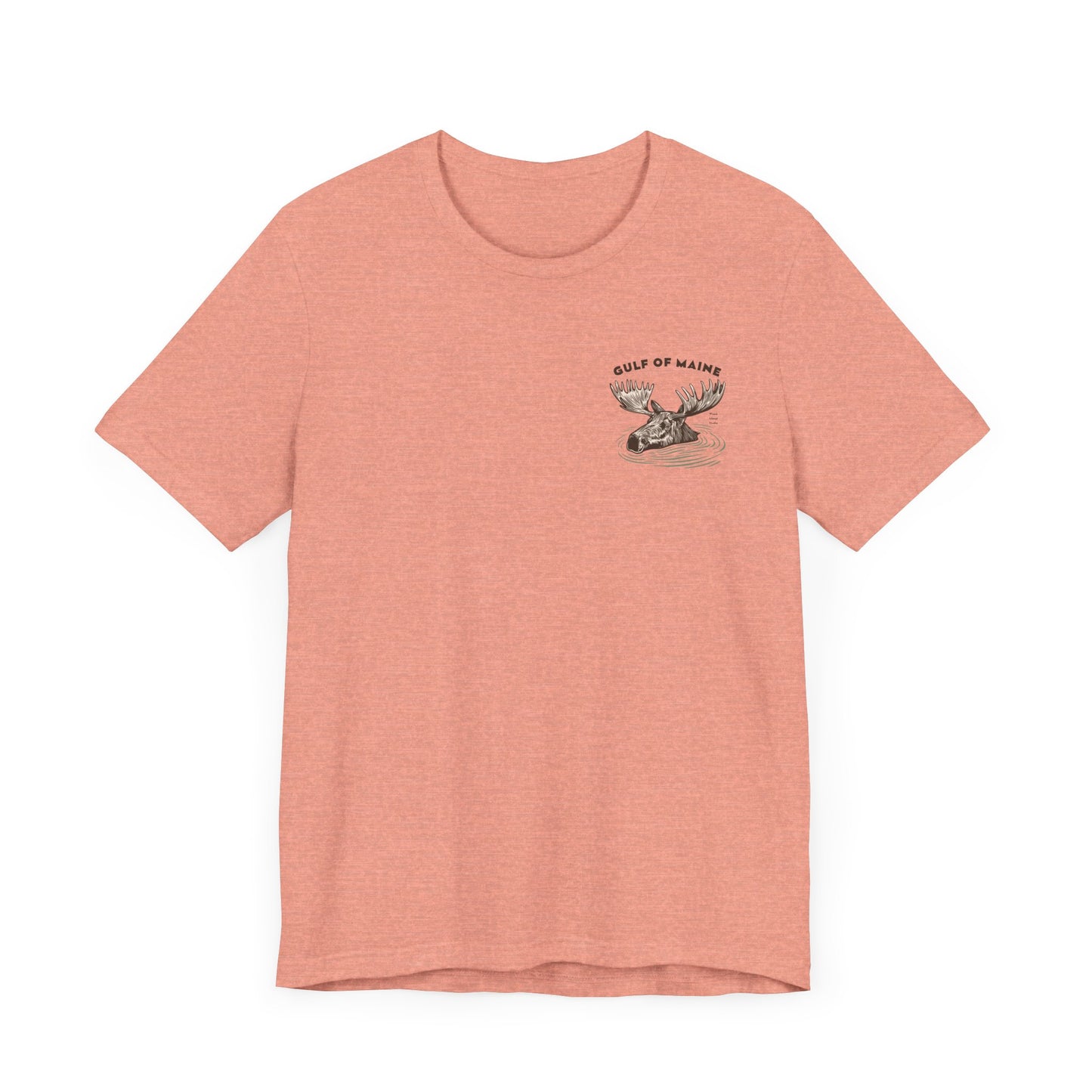 Gulf of Maine Moose Graphic Tee - Unisex Short Sleeve T-Shirt