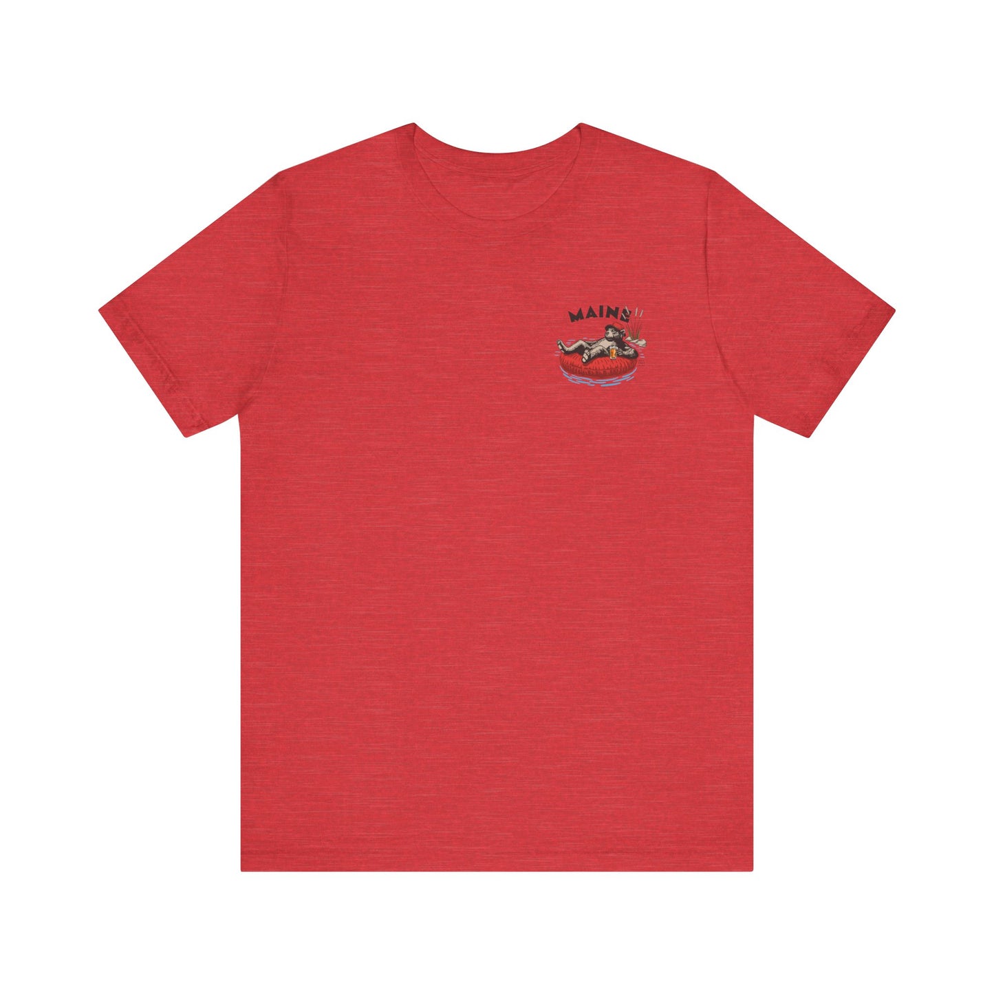 Maine Rafting Bear Graphic Tee