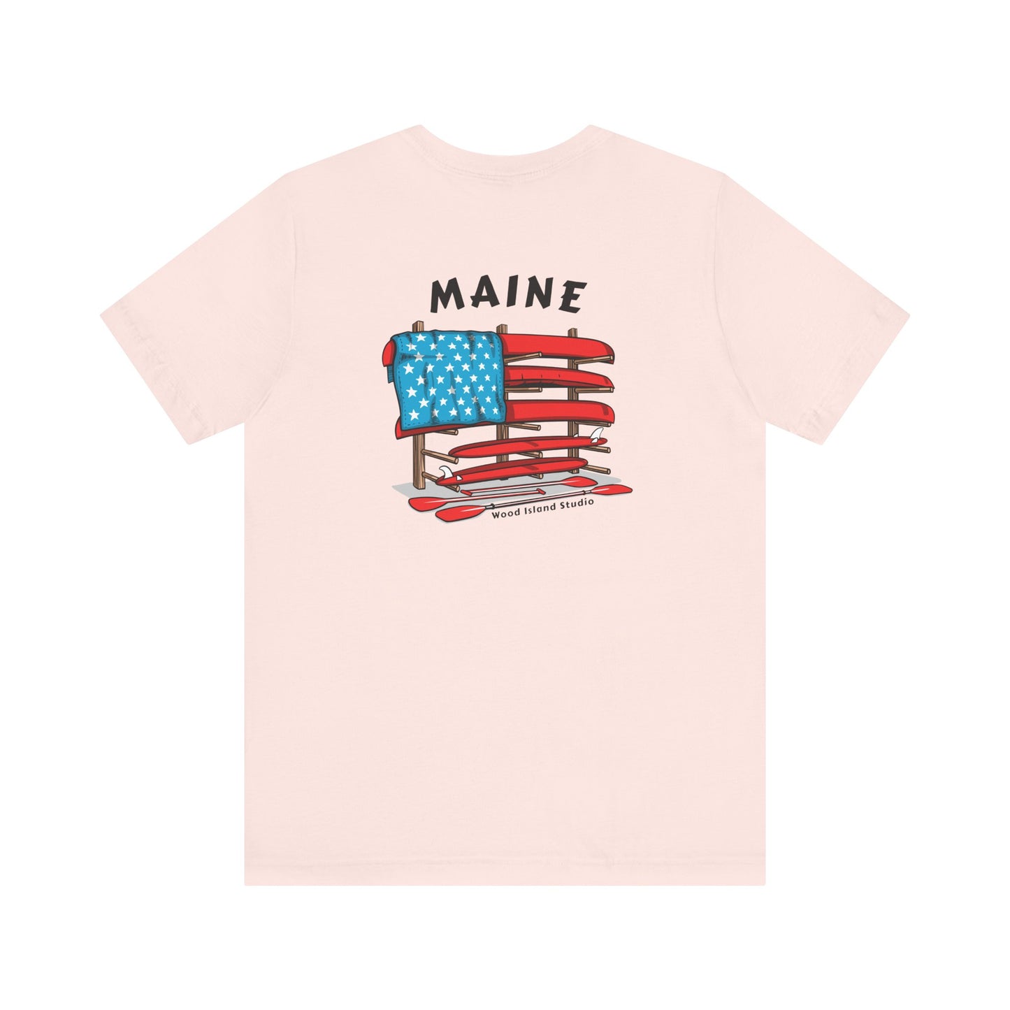 Maine Graphic Unisex Tee - Celebrate Patriotism with Style