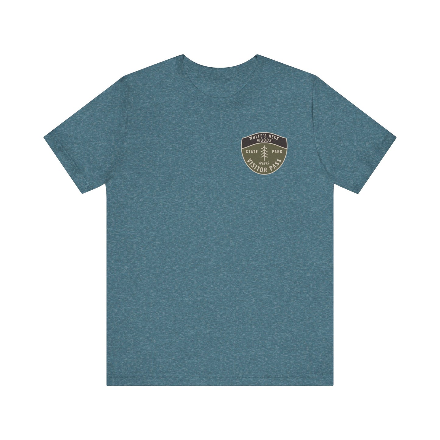 Maine State Park - WOLFE'S NECK WOODS Visitor Pass Graphic Tee