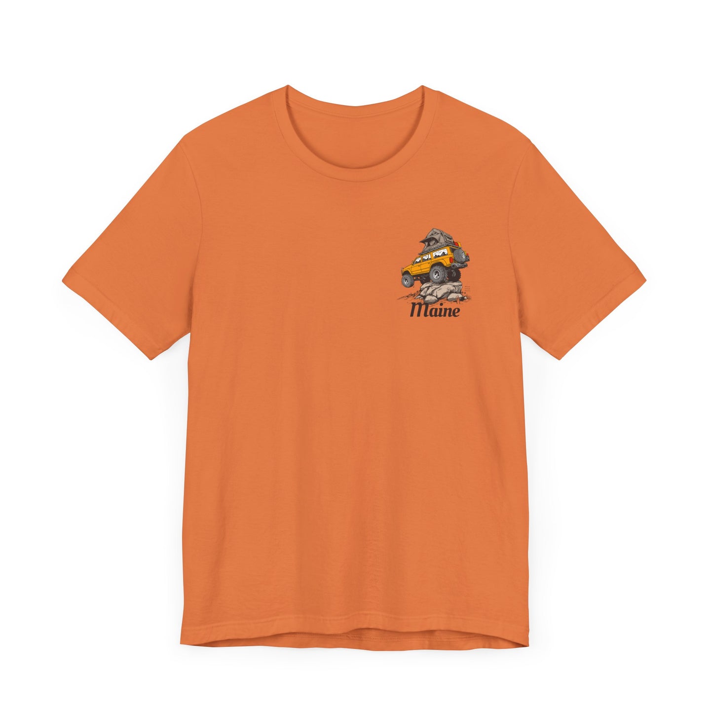 Offroad Maine Camping Graphic Unisex Tee