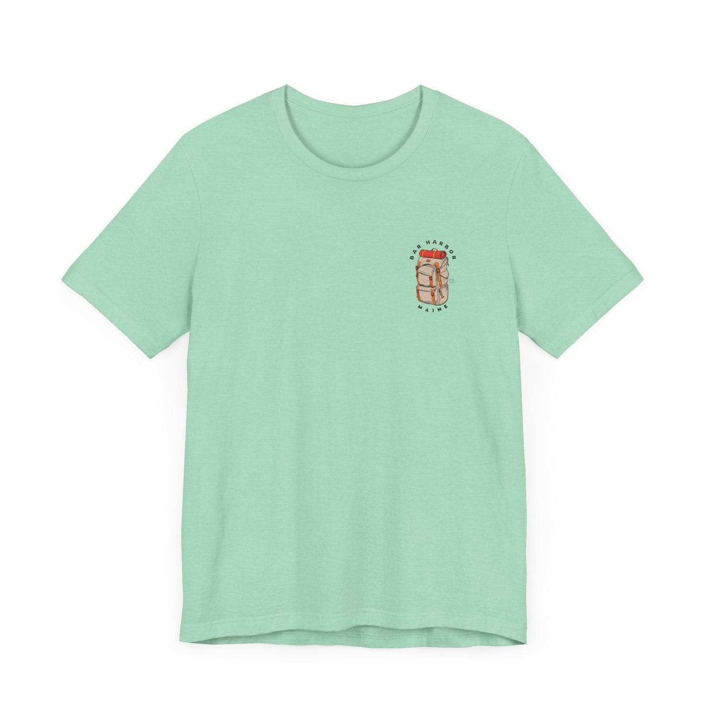 Bar Harbor Maine Backpacking Graphic Tee