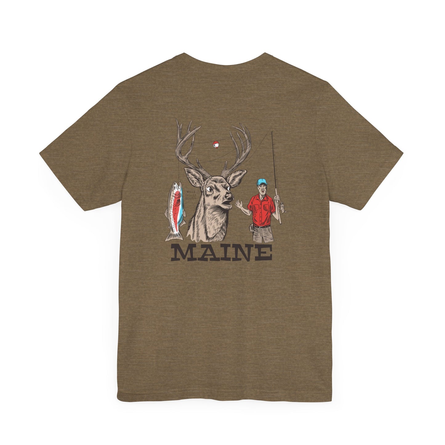 Maine Sportsman Graphic Unisex Tee