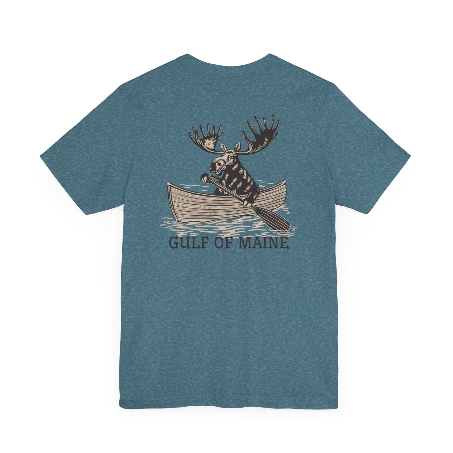 Gulf of Maine Rowing Moose Graphic Tee
