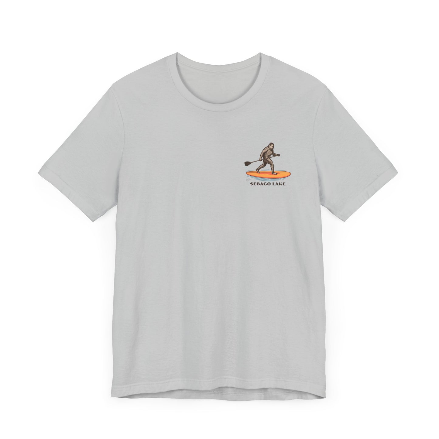 Sebago Lake Sasquatch Adventure Tee - Unisex Jersey Short Sleeve T-Shirt
