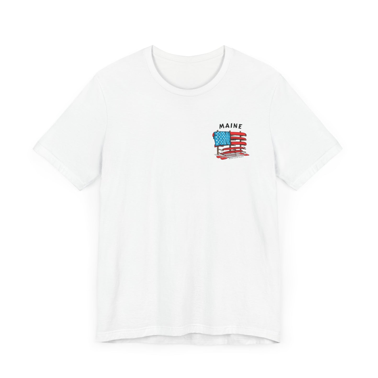 Maine Graphic Unisex Tee - Celebrate Patriotism with Style