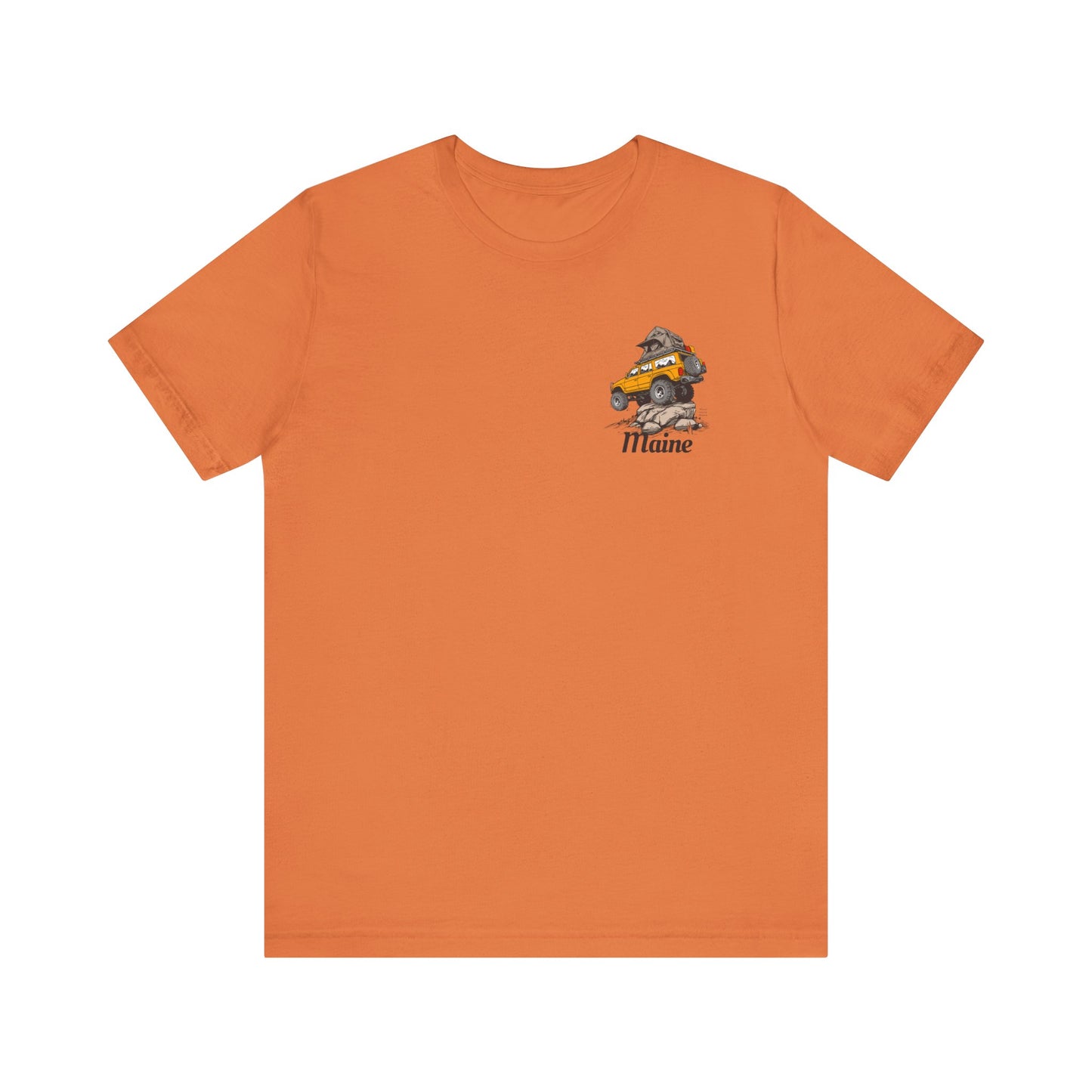 Offroad Maine Camping Graphic Unisex Tee