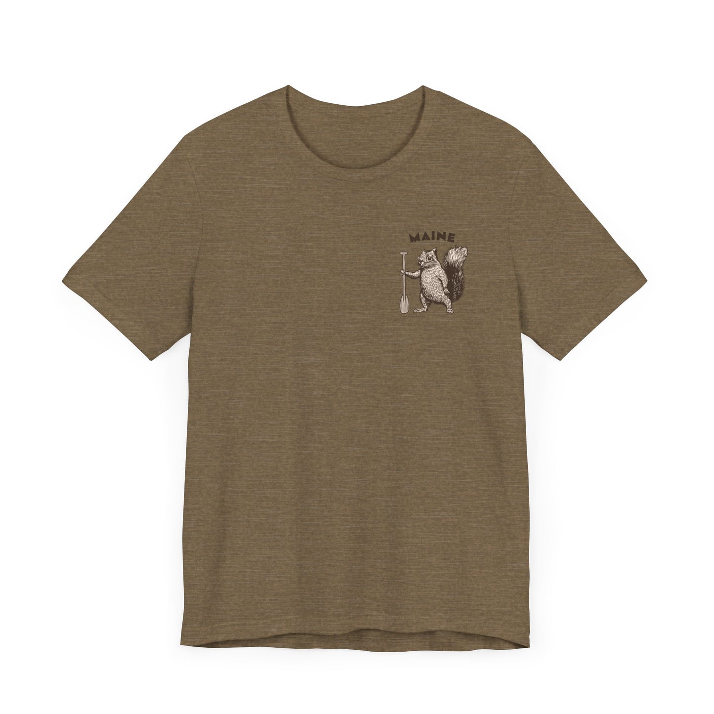 Maine Oar Squirrel Graphic Unisex Tee