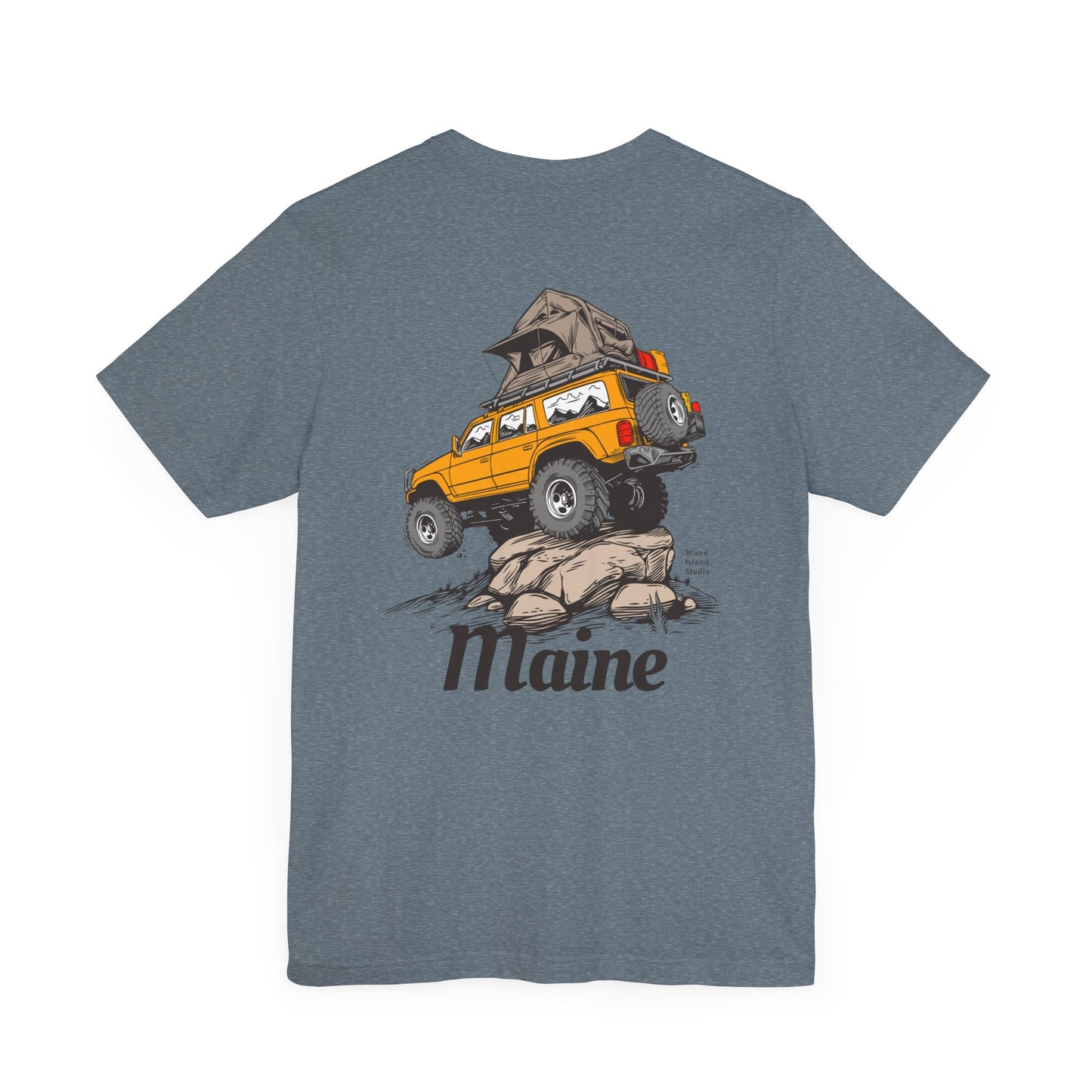 Offroad Maine Camping Graphic Unisex Tee