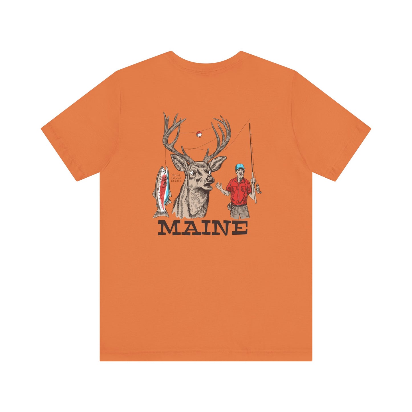 Maine Sportsman Graphic Unisex Tee