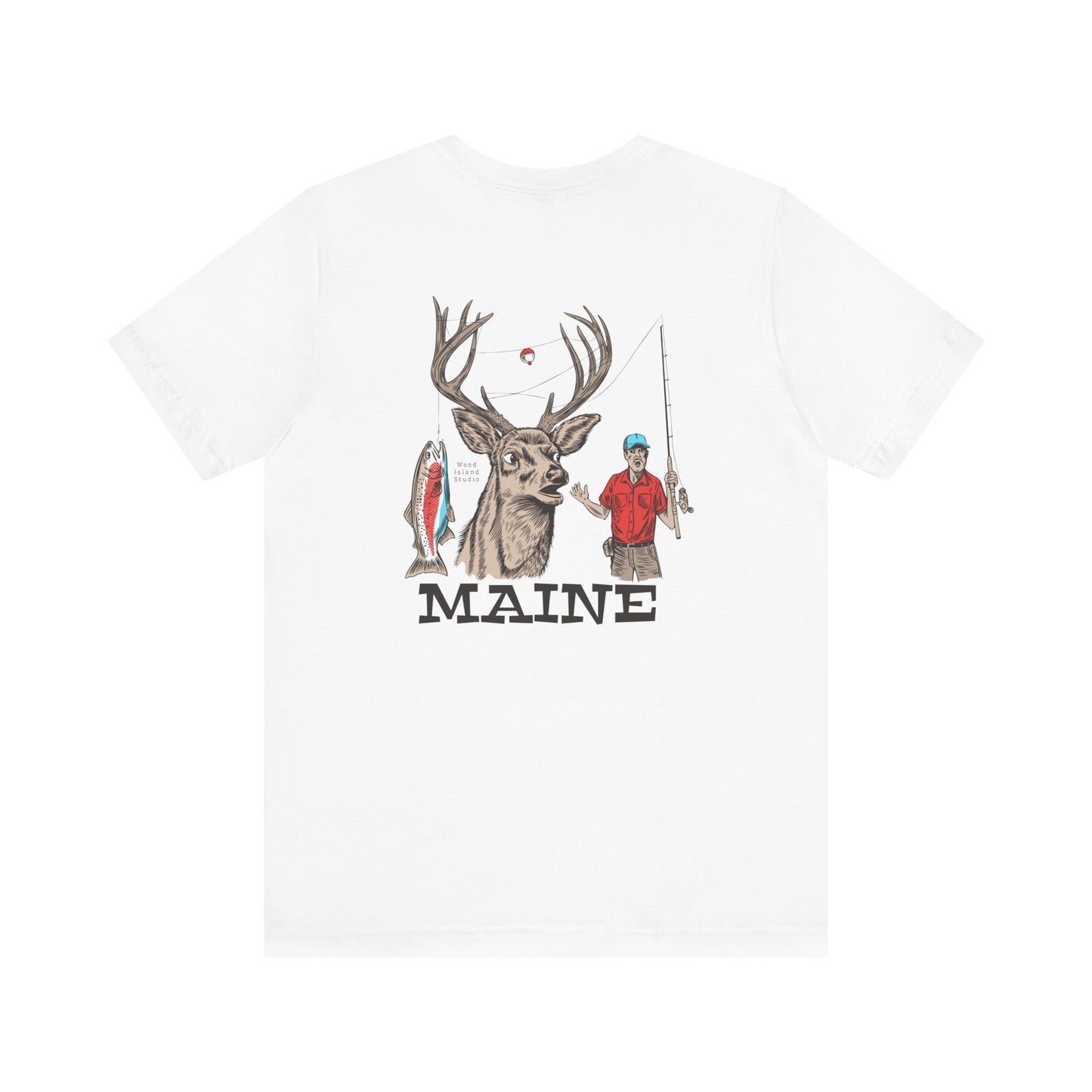Maine Sportsman Graphic Unisex Tee