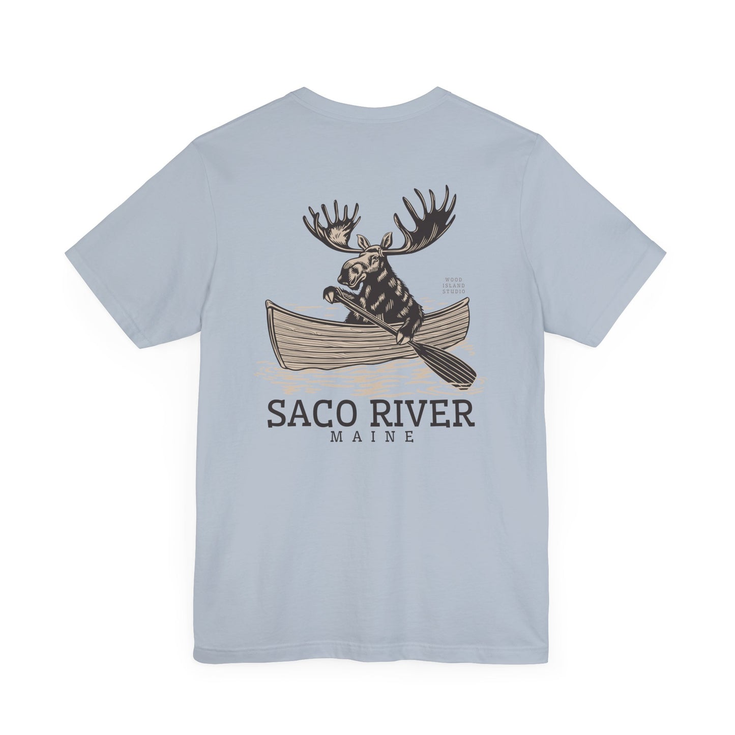 Saco River Rowing Moose Graphic Tee