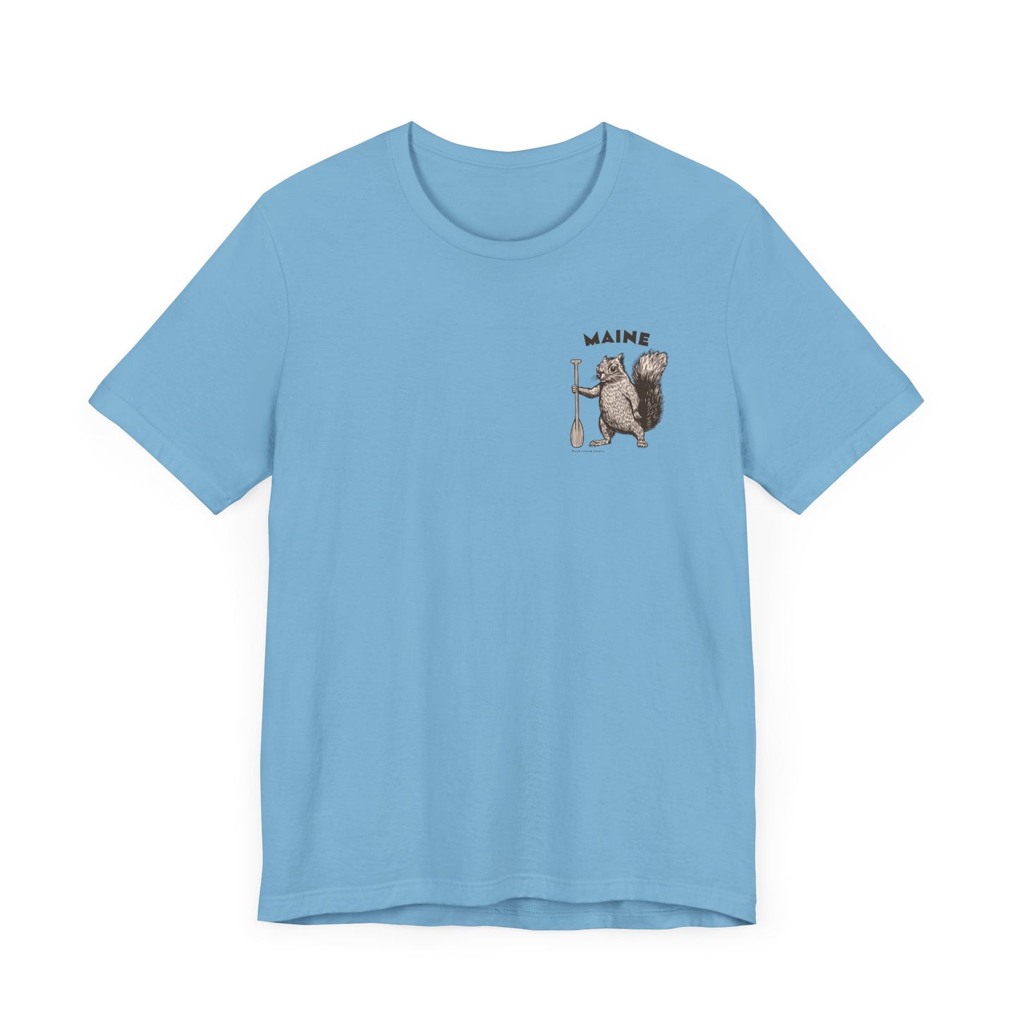 Maine Oar Squirrel Graphic Unisex Tee