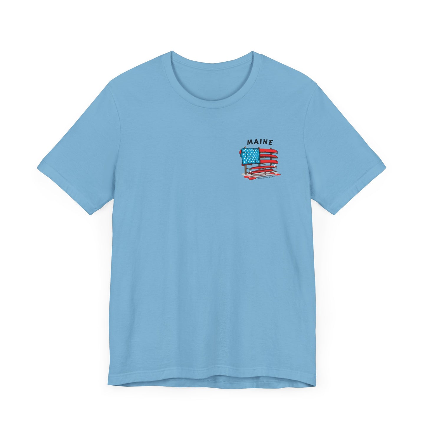 Maine Graphic Unisex Tee - Celebrate Patriotism with Style