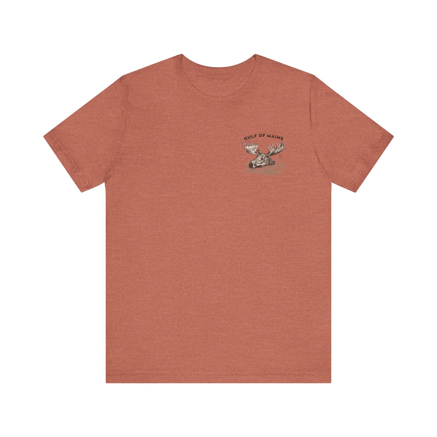 Gulf of Maine Moose Graphic Tee - Unisex Short Sleeve T-Shirt