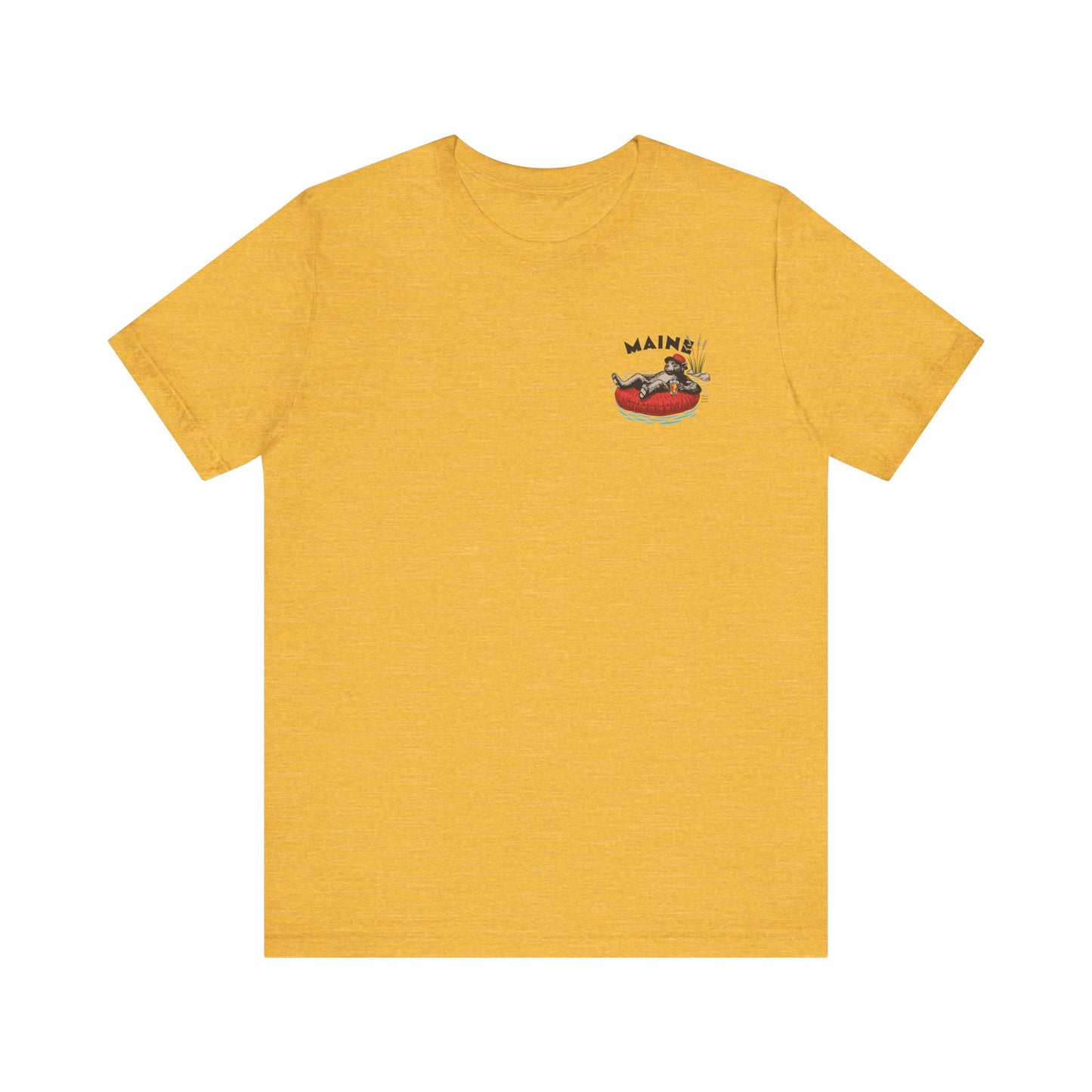 Maine Rafting Bear Graphic Tee