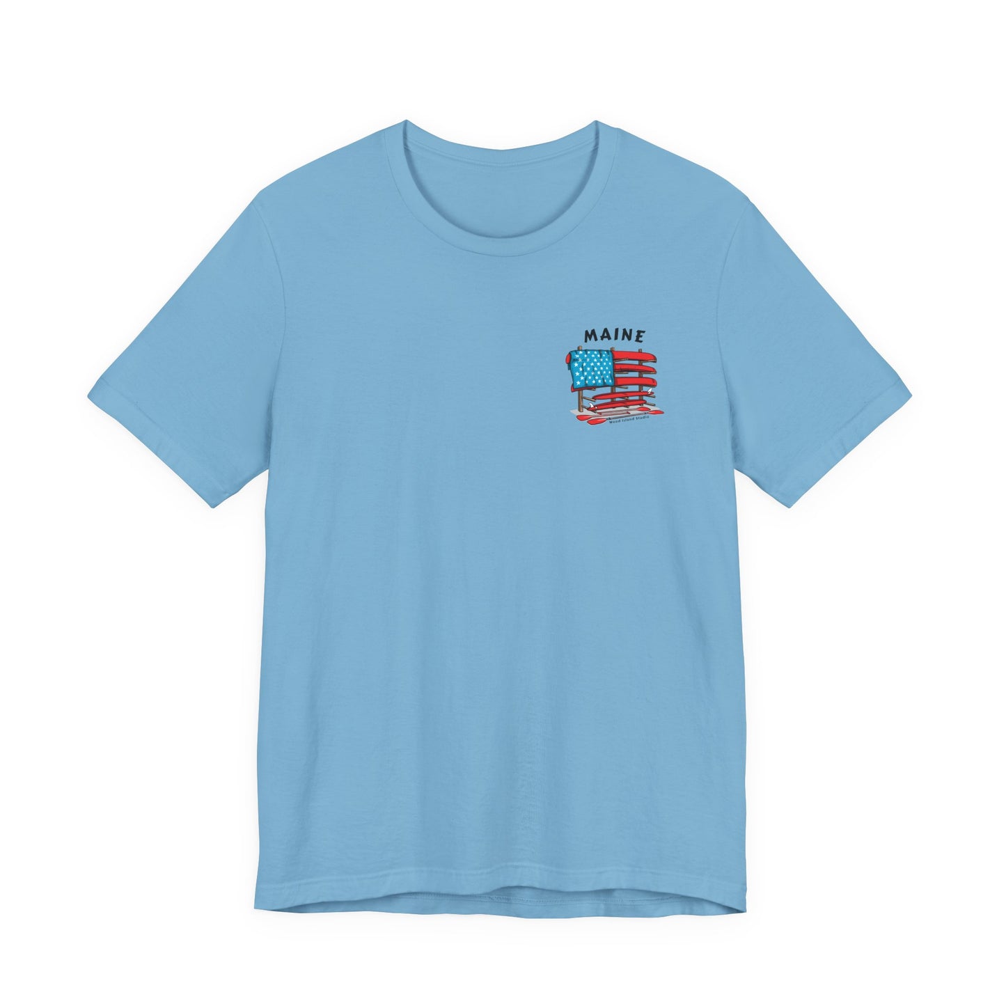 Maine Graphic Unisex Tee - Celebrate Patriotism with Style