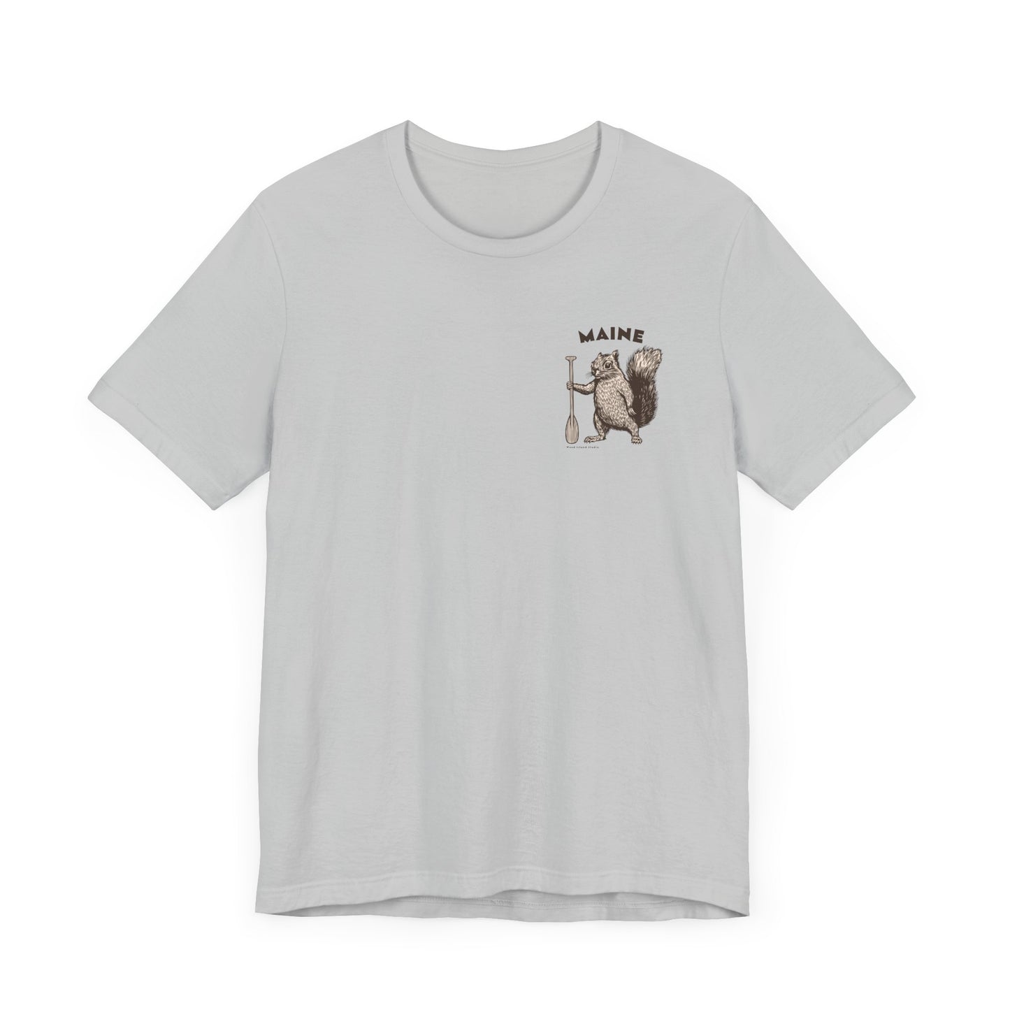 Maine Oar Squirrel Graphic Unisex Tee