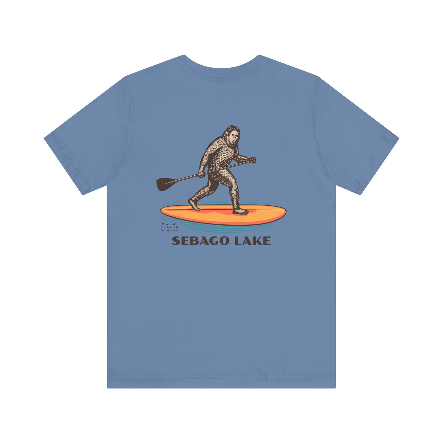 Sebago Lake Sasquatch Adventure Tee - Unisex Jersey Short Sleeve T-Shirt