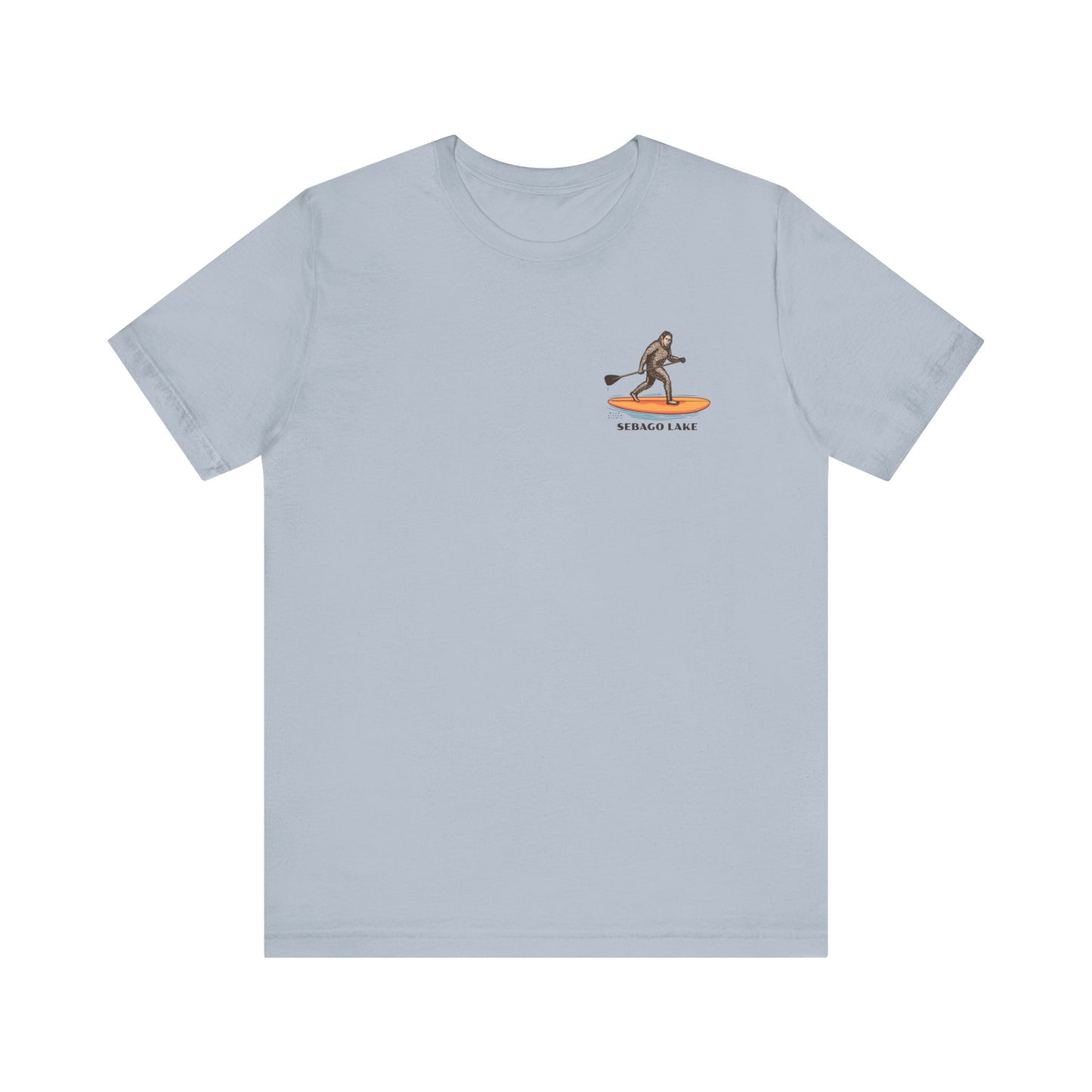 Sebago Lake Sasquatch Adventure Tee - Unisex Jersey Short Sleeve T-Shirt