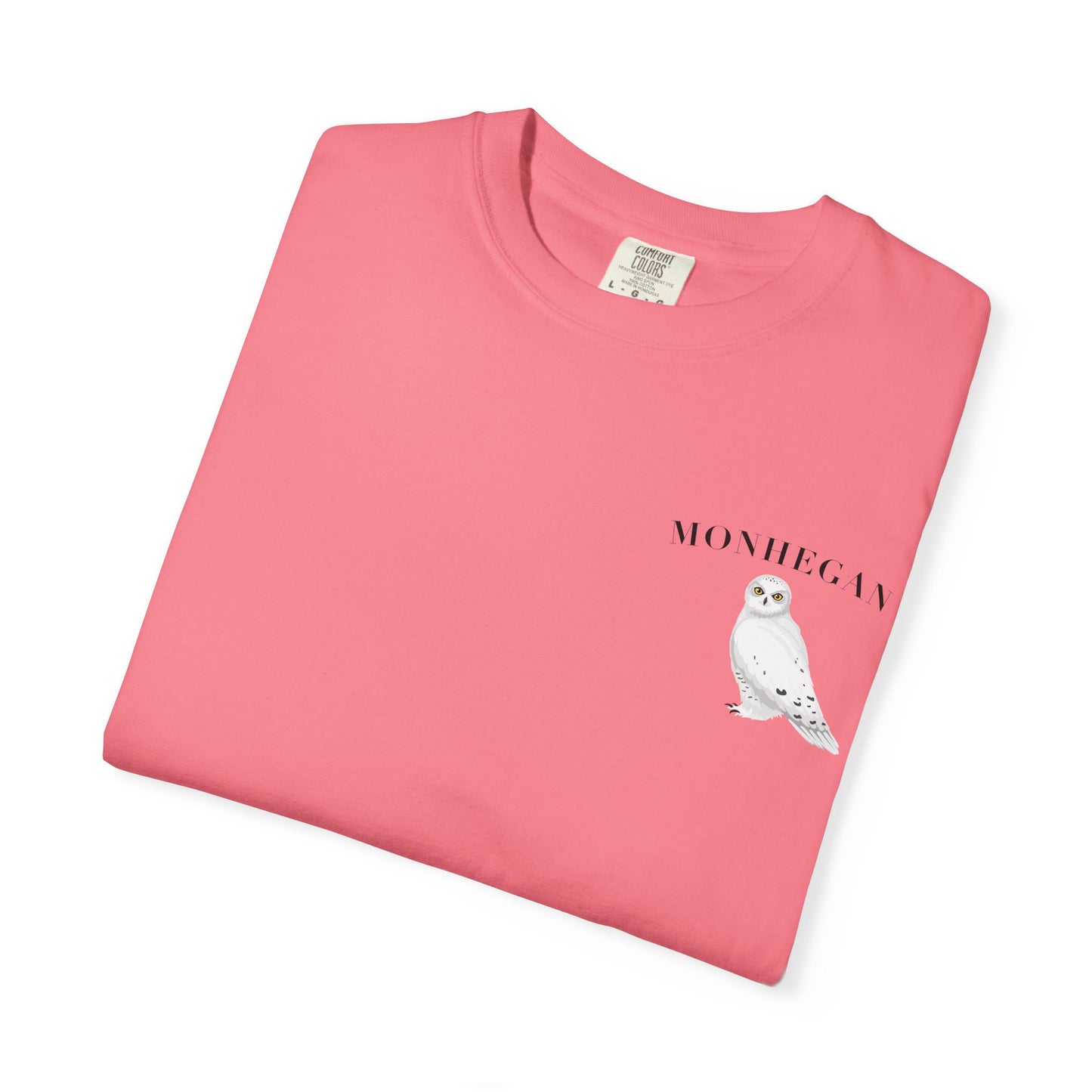 Monhegan Island Snowy Owl Tee – Comfort Colors 1717
