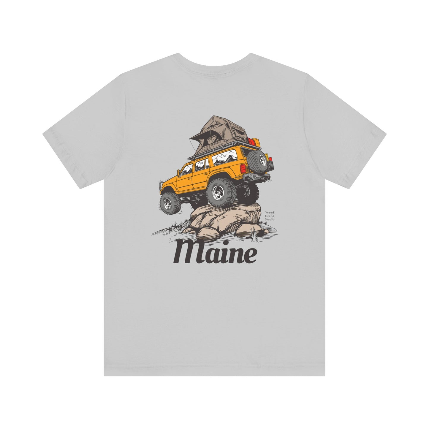 Offroad Maine Camping Graphic Unisex Tee