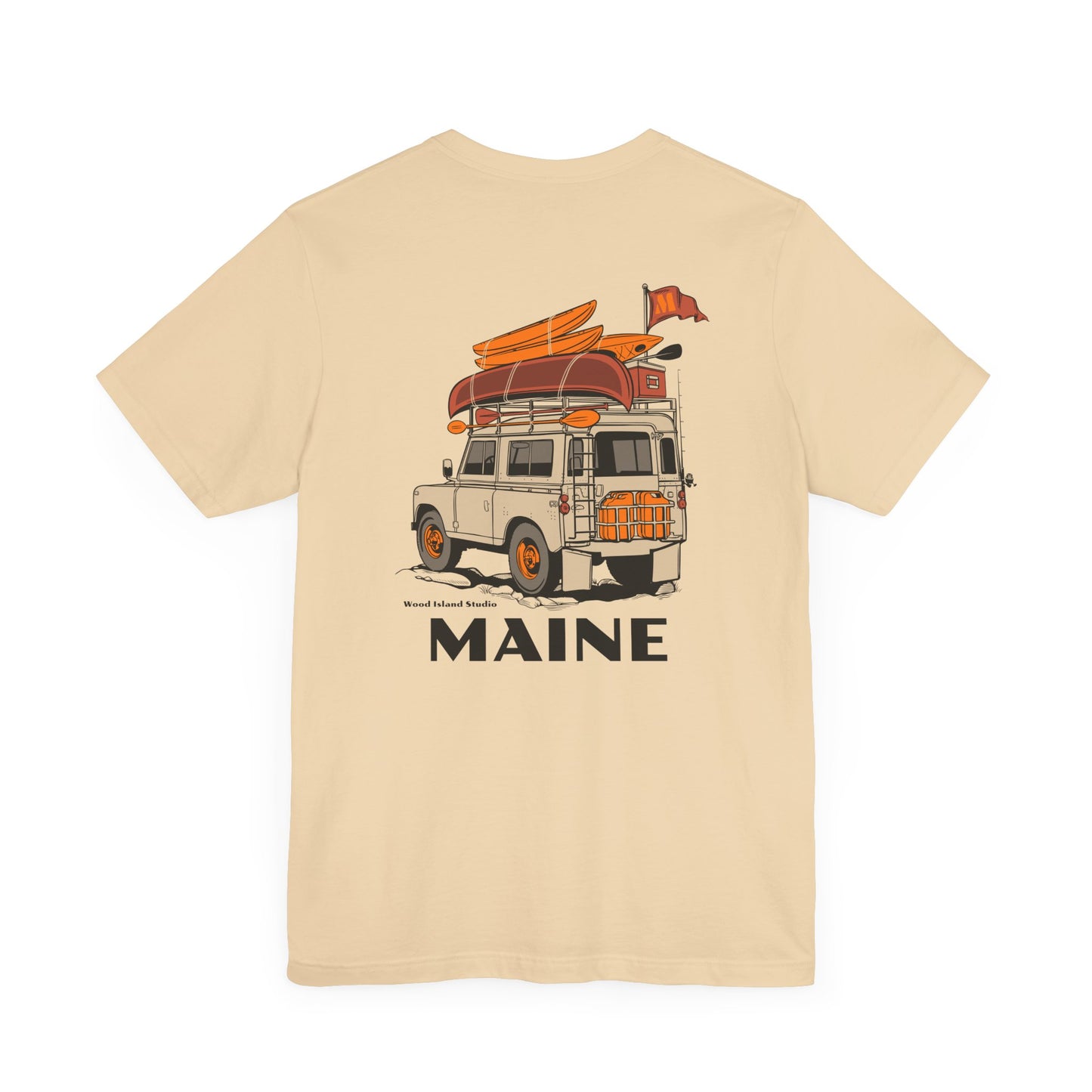 Maine Adventure Unisex Short Sleeve Tee - Perfect for Summer Trips!