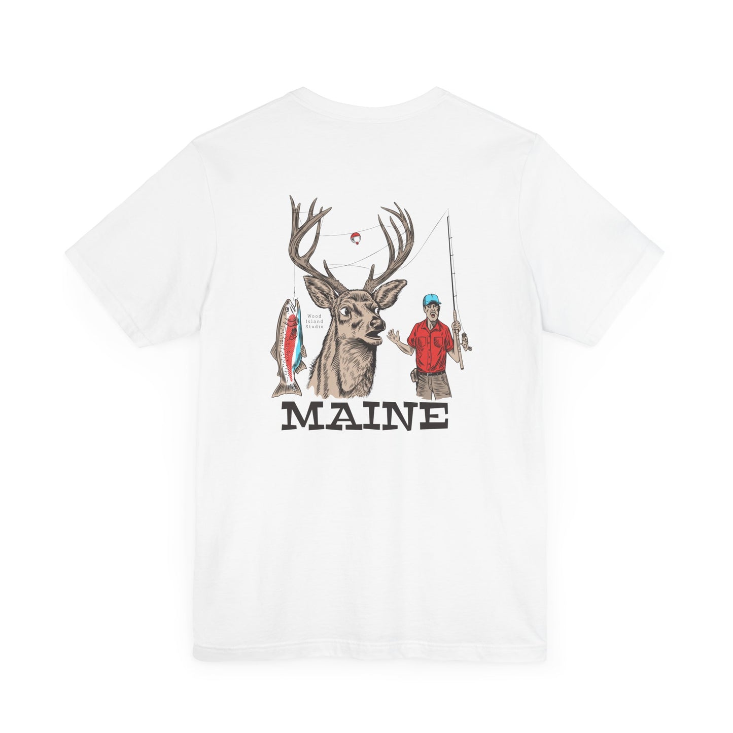 Maine Sportsman Graphic Unisex Tee