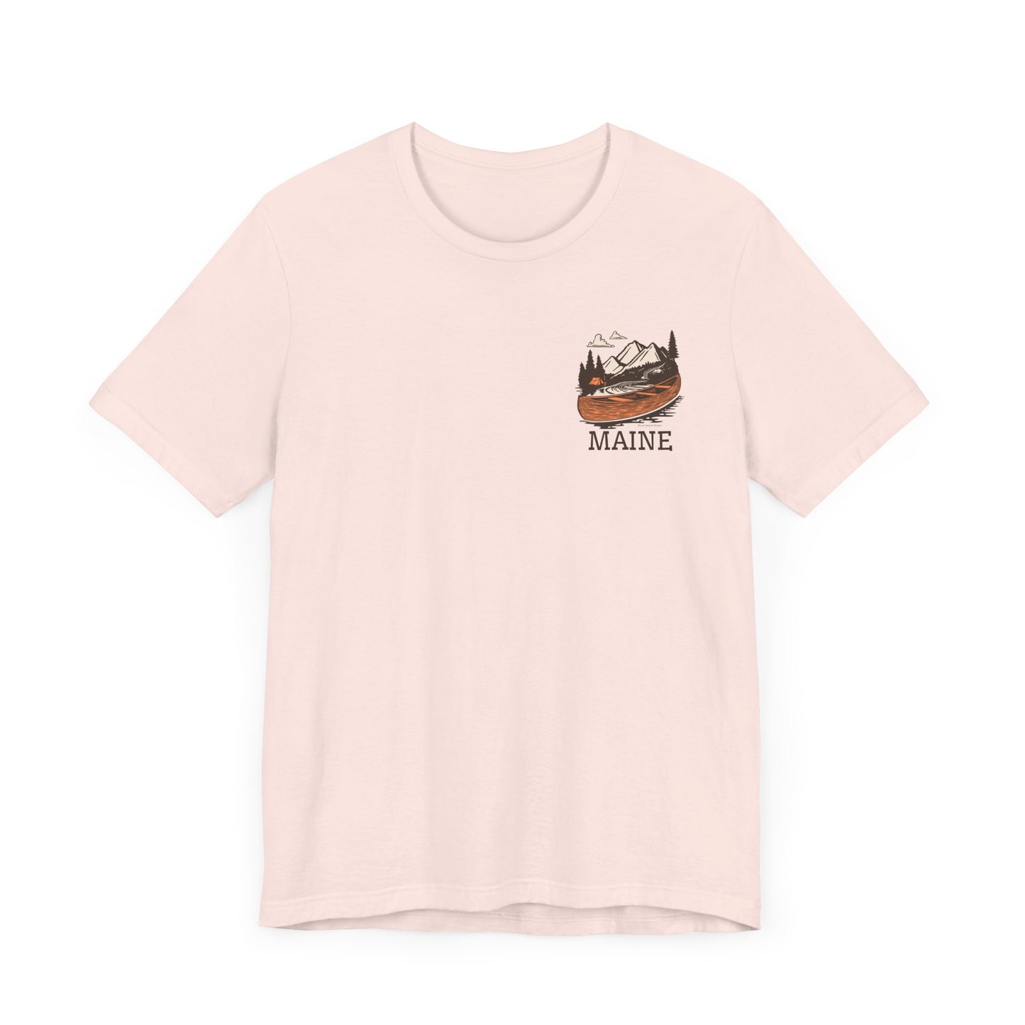 Canoeing in Maine Graphic Unisex Tee