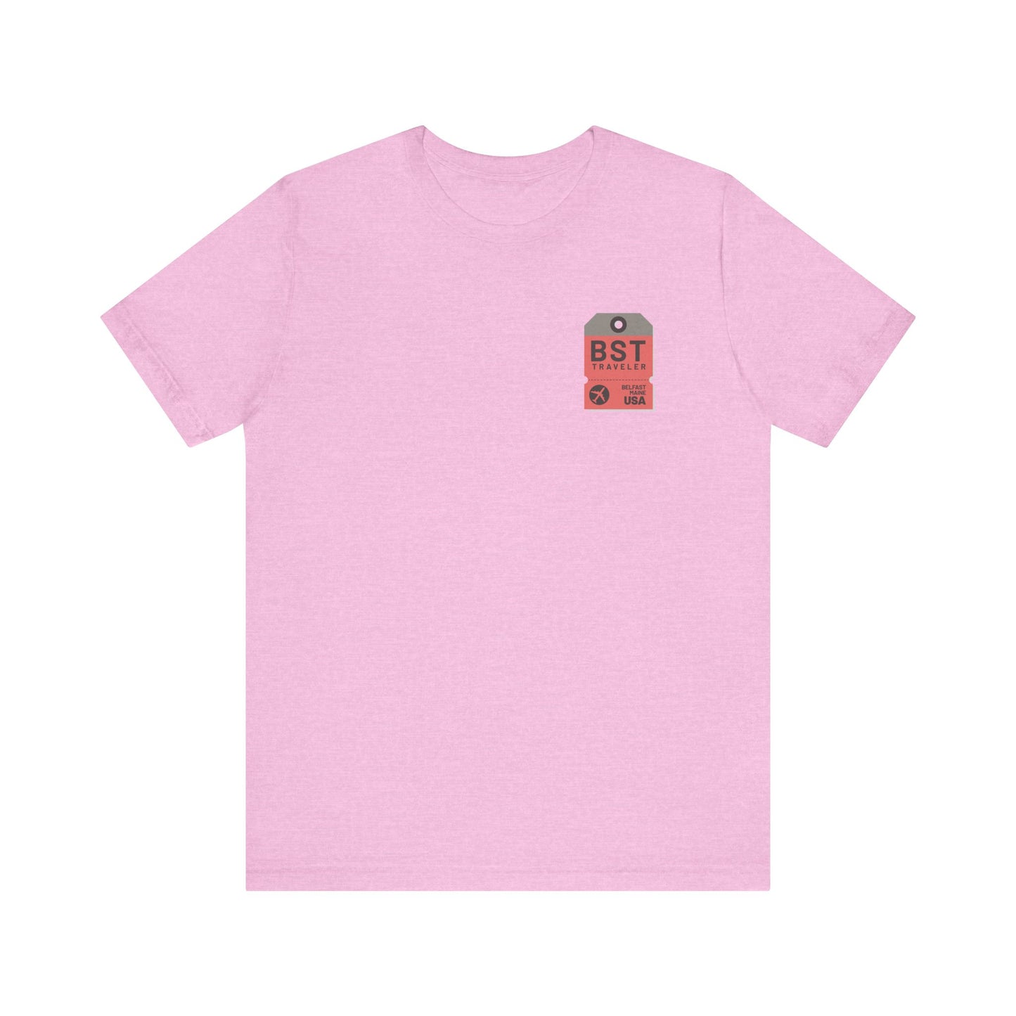 Belfast Maine Luggage Tag Graphic Tee BST