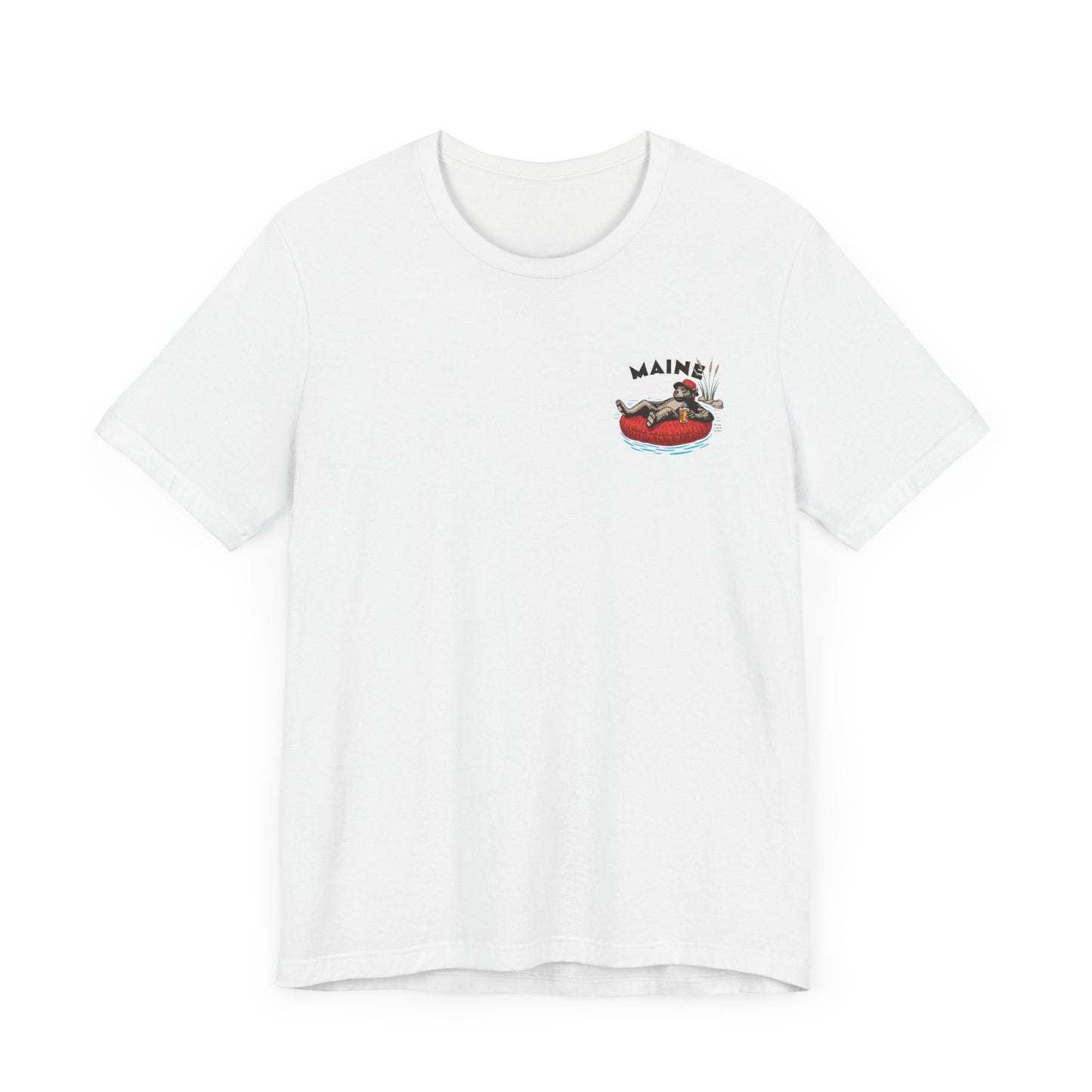 Maine Rafting Bear Graphic Tee
