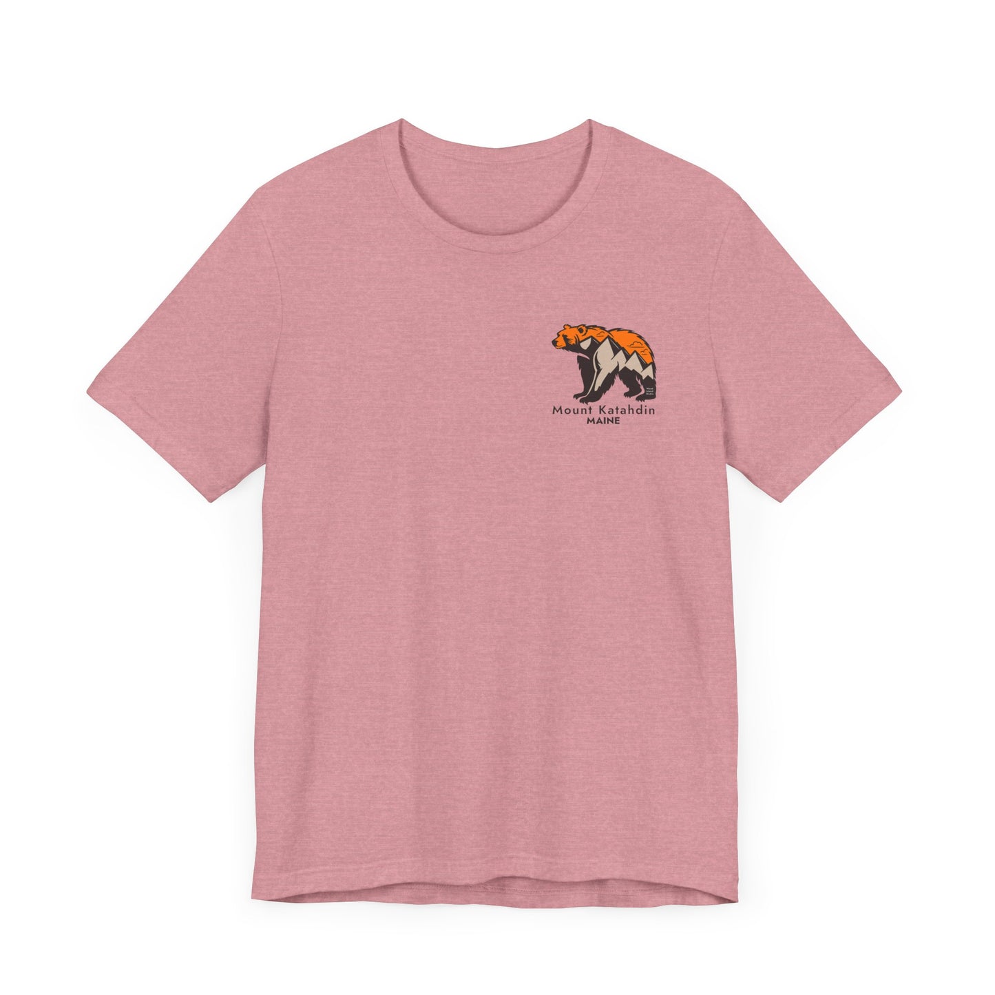 Mount Katahdin Maine Bear Graphic Unisex Tee