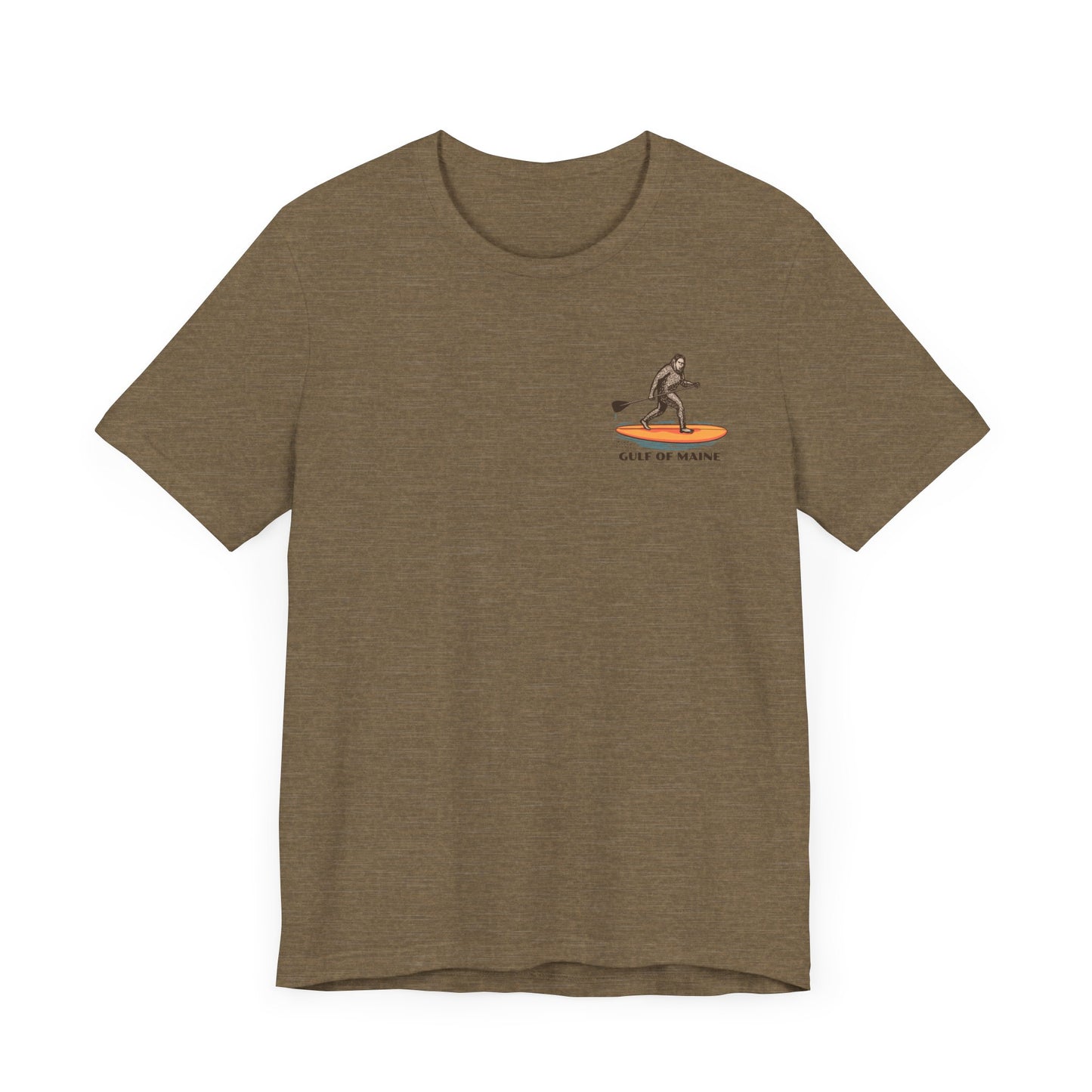 Gulf of Maine Sasquatch Yeti Bigfoot Adventure Tee - Unisex Jersey Short Sleeve T-Shirt
