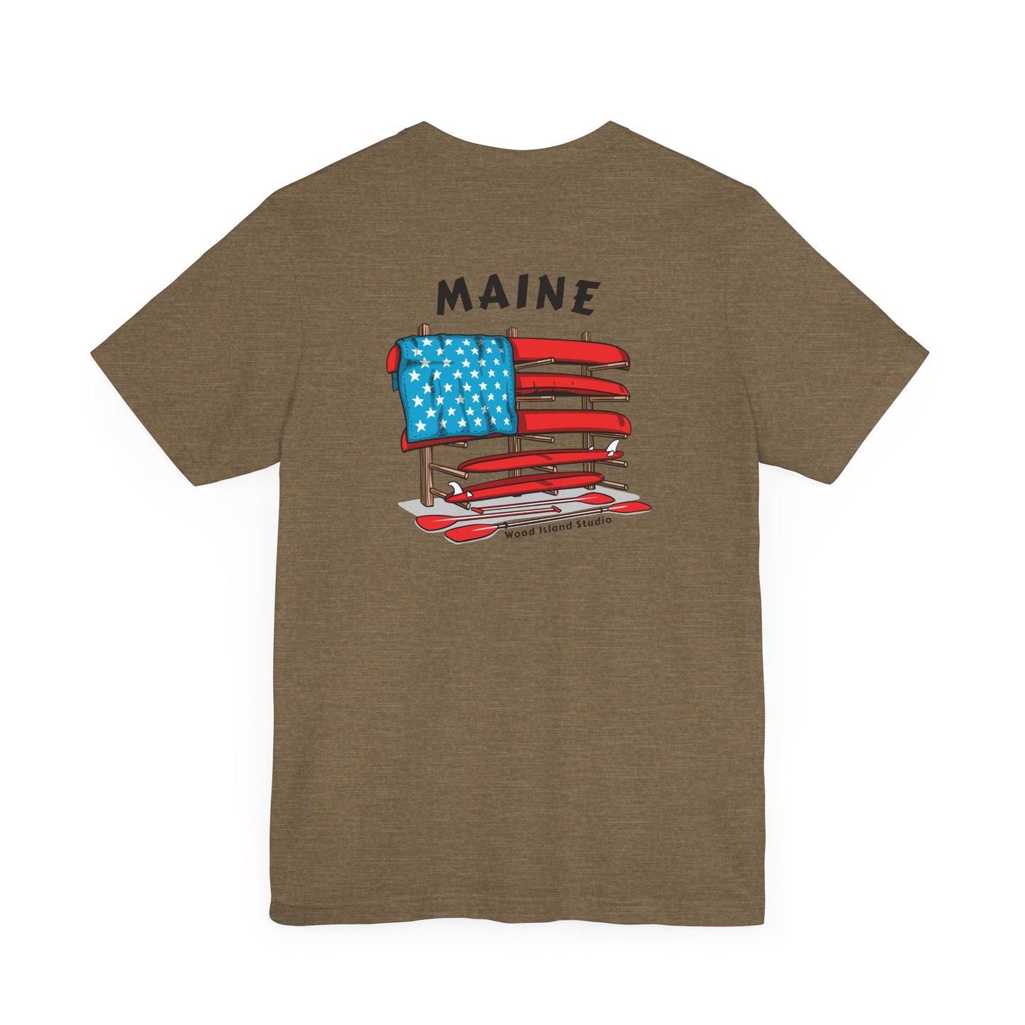 Maine Graphic Unisex Tee - Celebrate Patriotism with Style