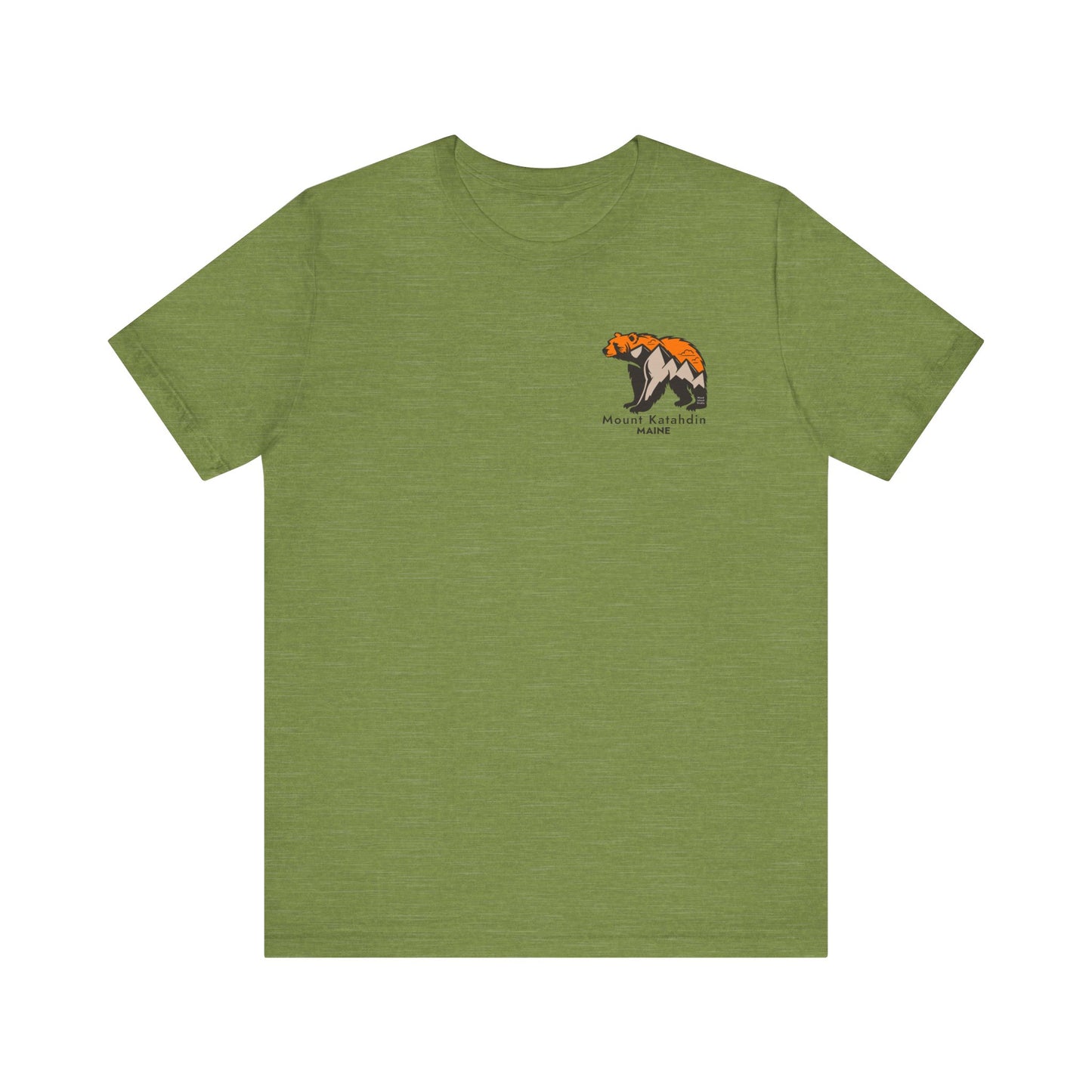Mount Katahdin Maine Bear Graphic Unisex Tee