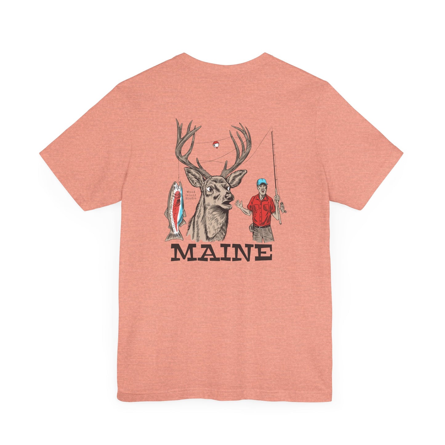 Maine Sportsman Graphic Unisex Tee