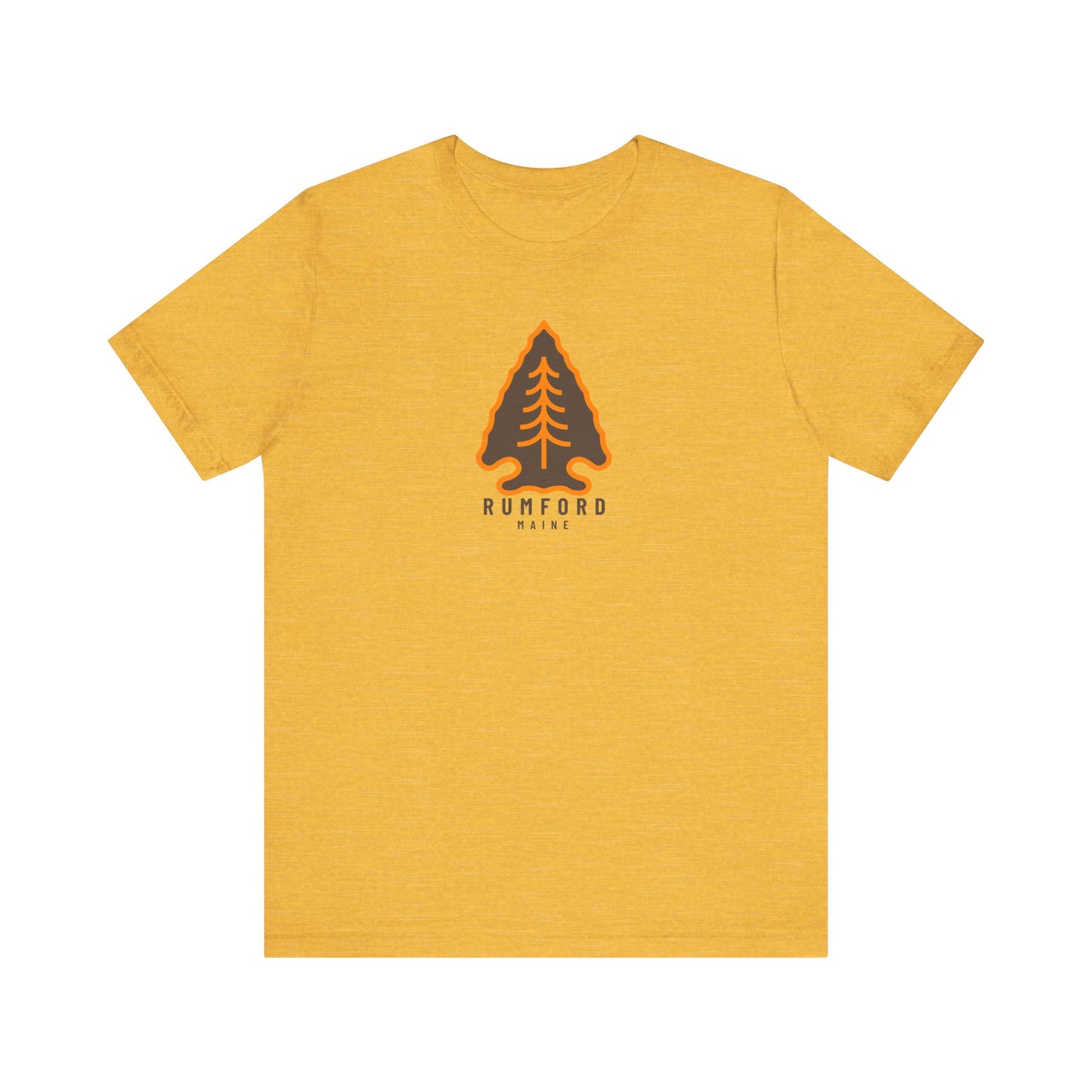 Rumford Maine Arrowhead Graphic Tee - Unisex Short Sleeve T-Shirt