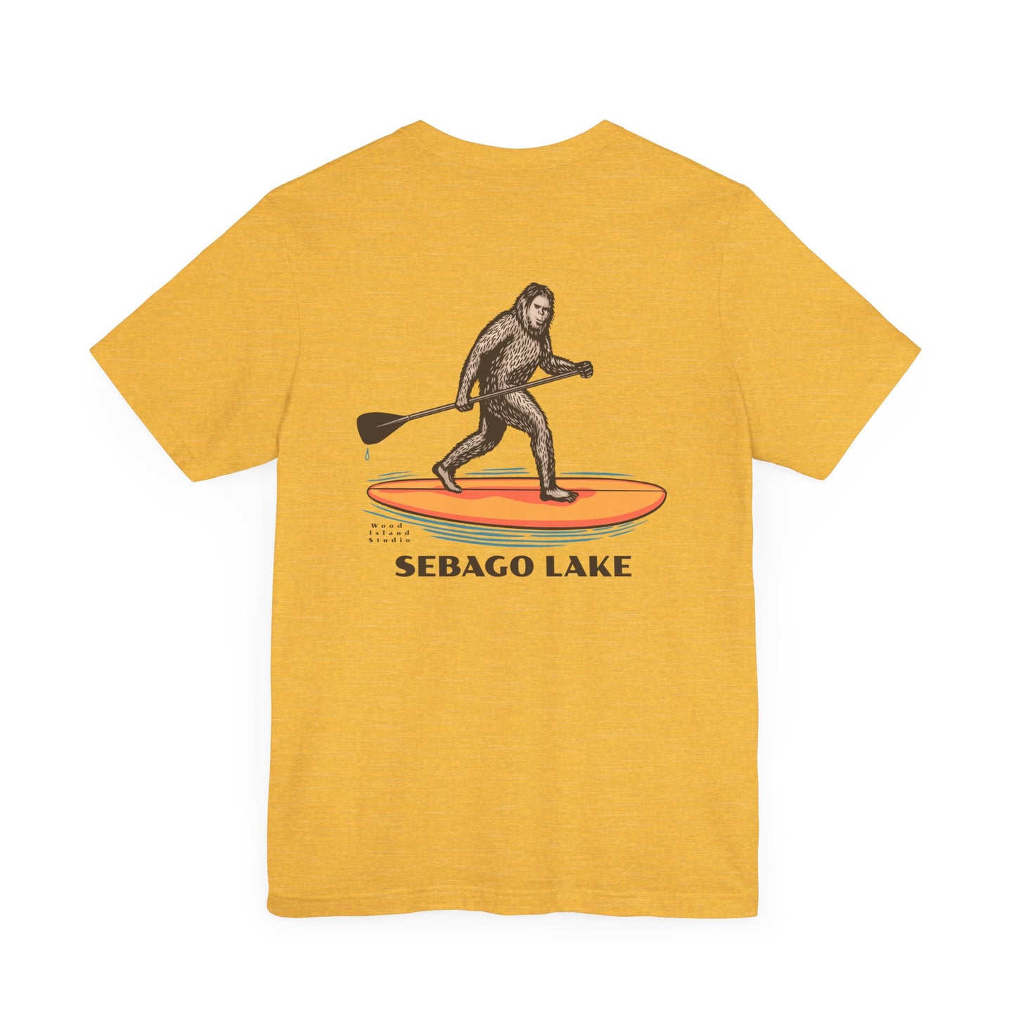 Sebago Lake Sasquatch Adventure Tee - Unisex Jersey Short Sleeve T-Shirt