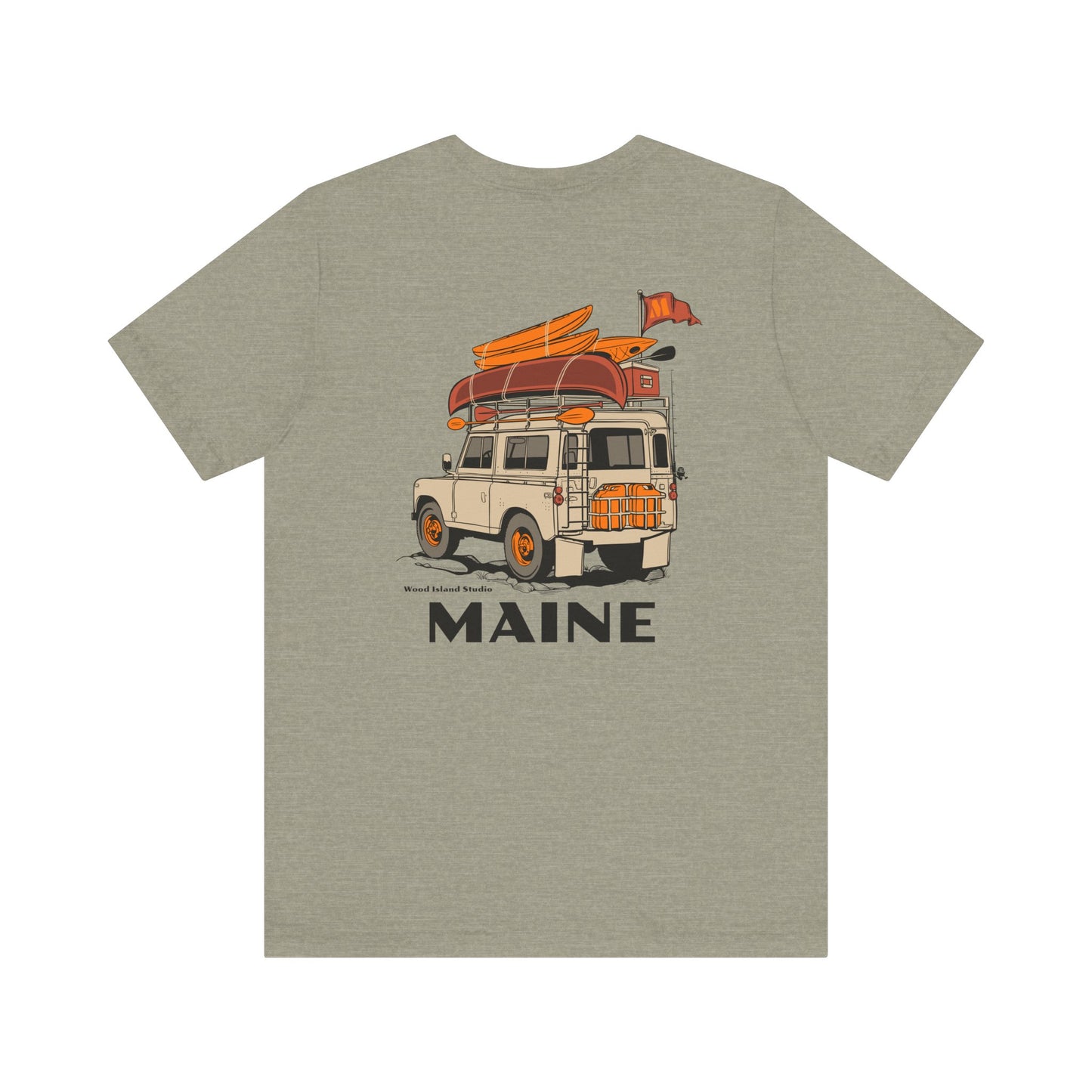 Maine Adventure Unisex Short Sleeve Tee - Perfect for Summer Trips!