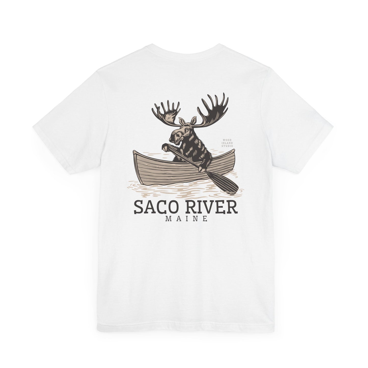 Saco River Rowing Moose Graphic Tee