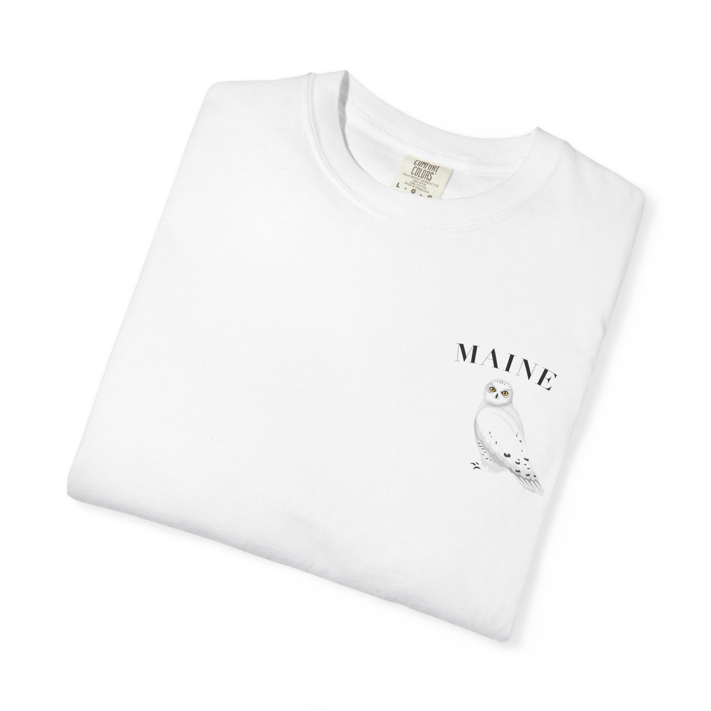 MAINE Snowy Owl Tee – Comfort Colors 1717