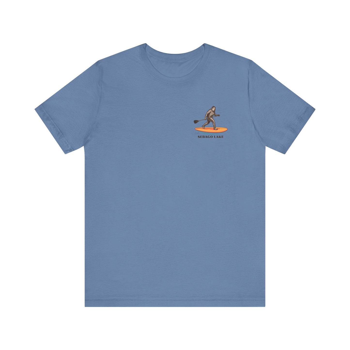 Sebago Lake Sasquatch Adventure Tee - Unisex Jersey Short Sleeve T-Shirt