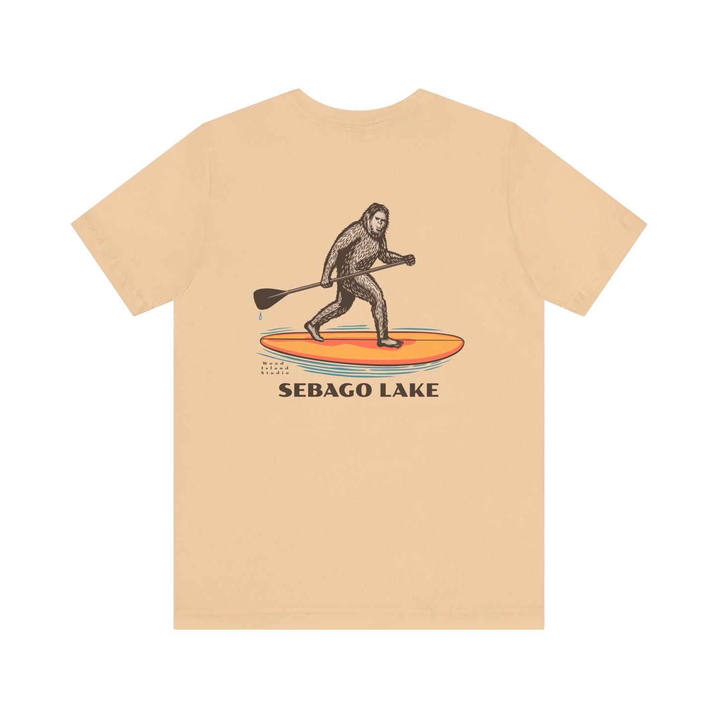 Sebago Lake Sasquatch Adventure Tee - Unisex Jersey Short Sleeve T-Shirt