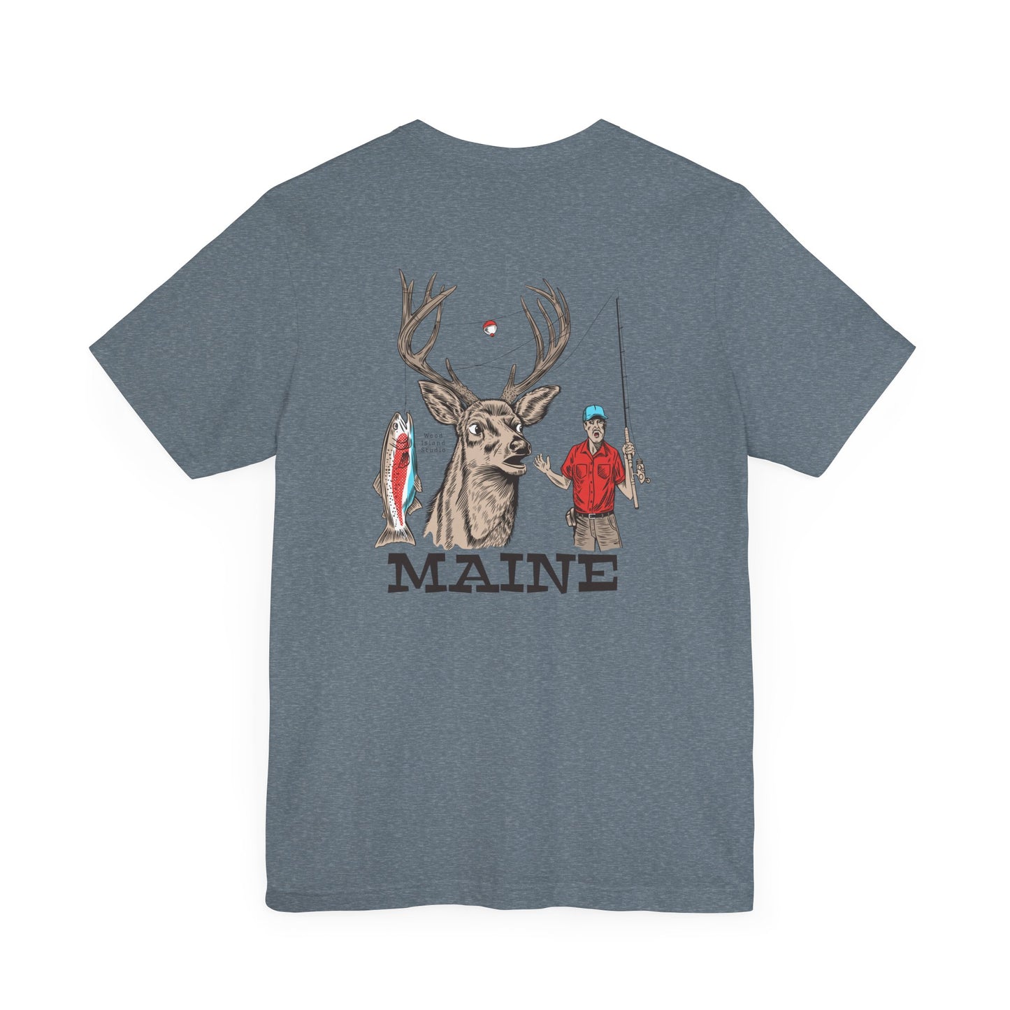 Maine Sportsman Graphic Unisex Tee