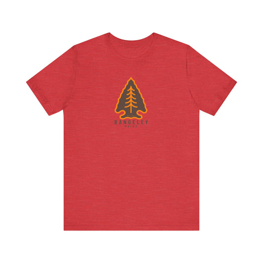 Rangeley Maine Arrowhead Graphic Tee - Unisex Short Sleeve T-Shirt