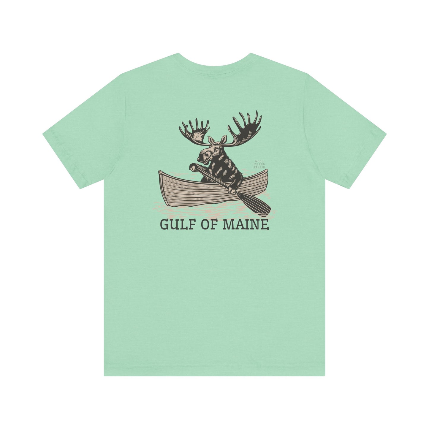 Gulf of Maine Rowing Moose Graphic Tee