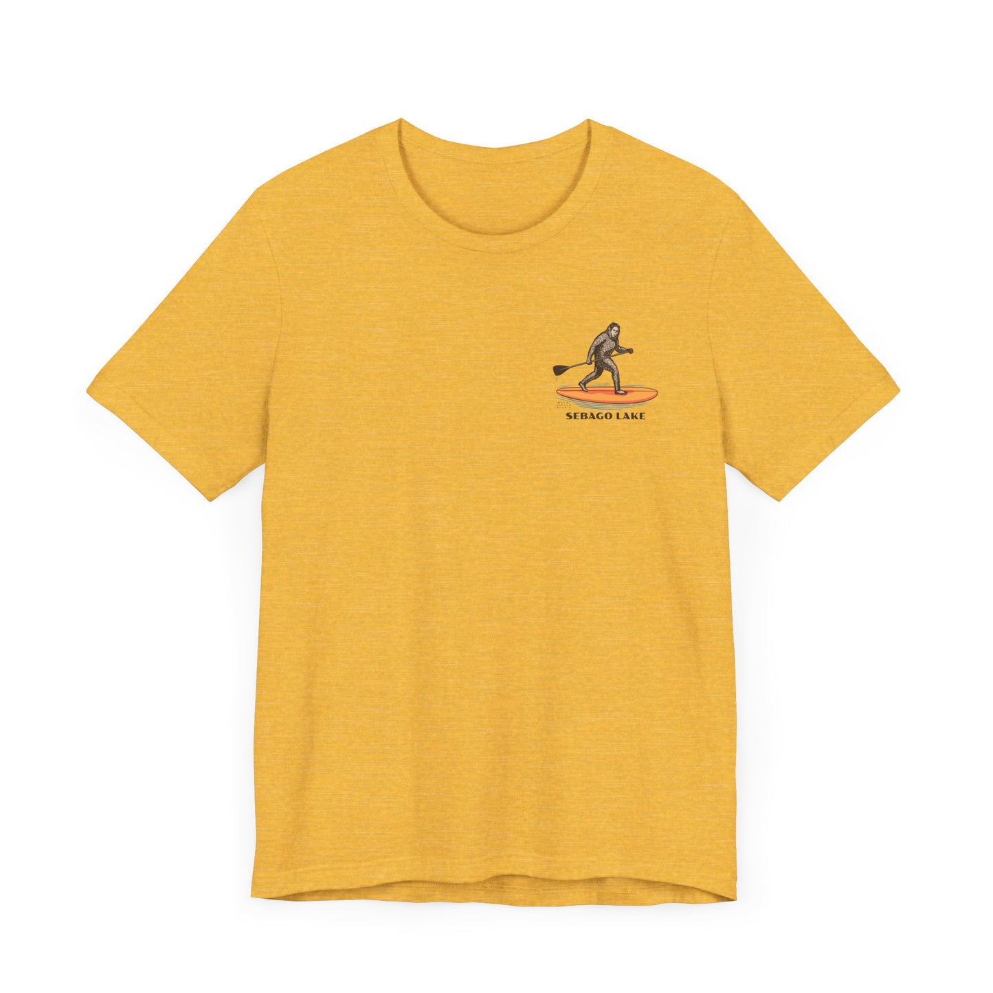 Sebago Lake Sasquatch Adventure Tee - Unisex Jersey Short Sleeve T-Shirt