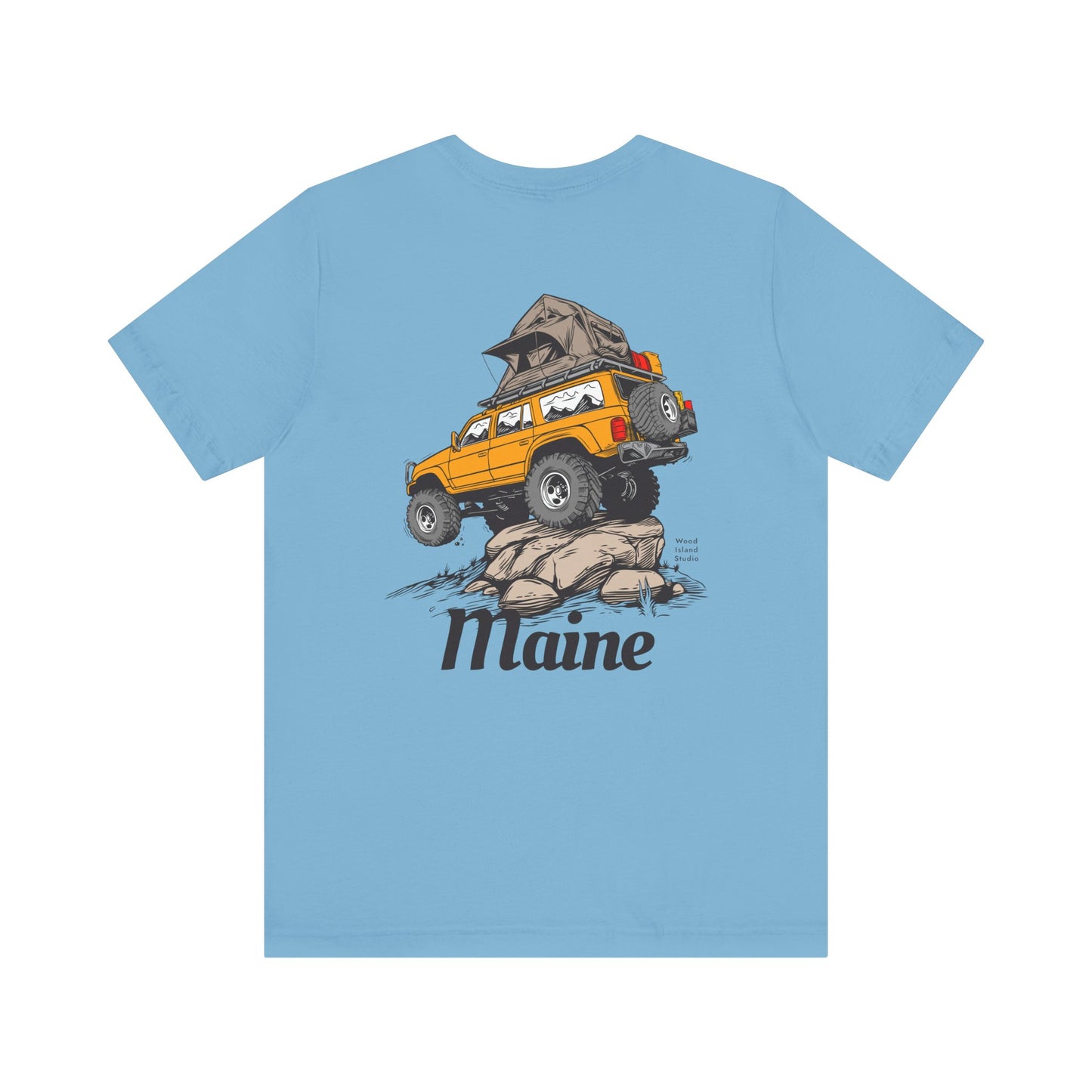 Offroad Maine Camping Graphic Unisex Tee