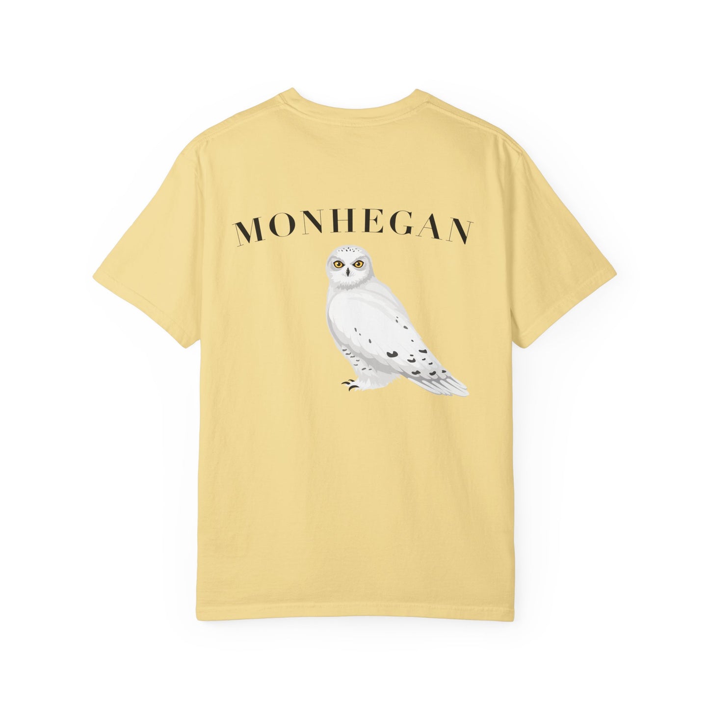 Monhegan Island Snowy Owl Tee – Comfort Colors 1717
