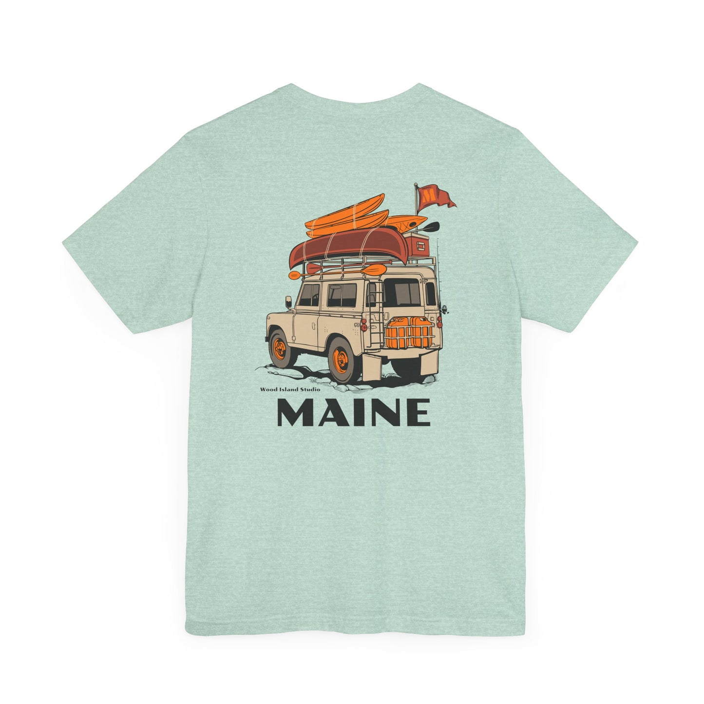 Maine Adventure Unisex Short Sleeve Tee - Perfect for Summer Trips!